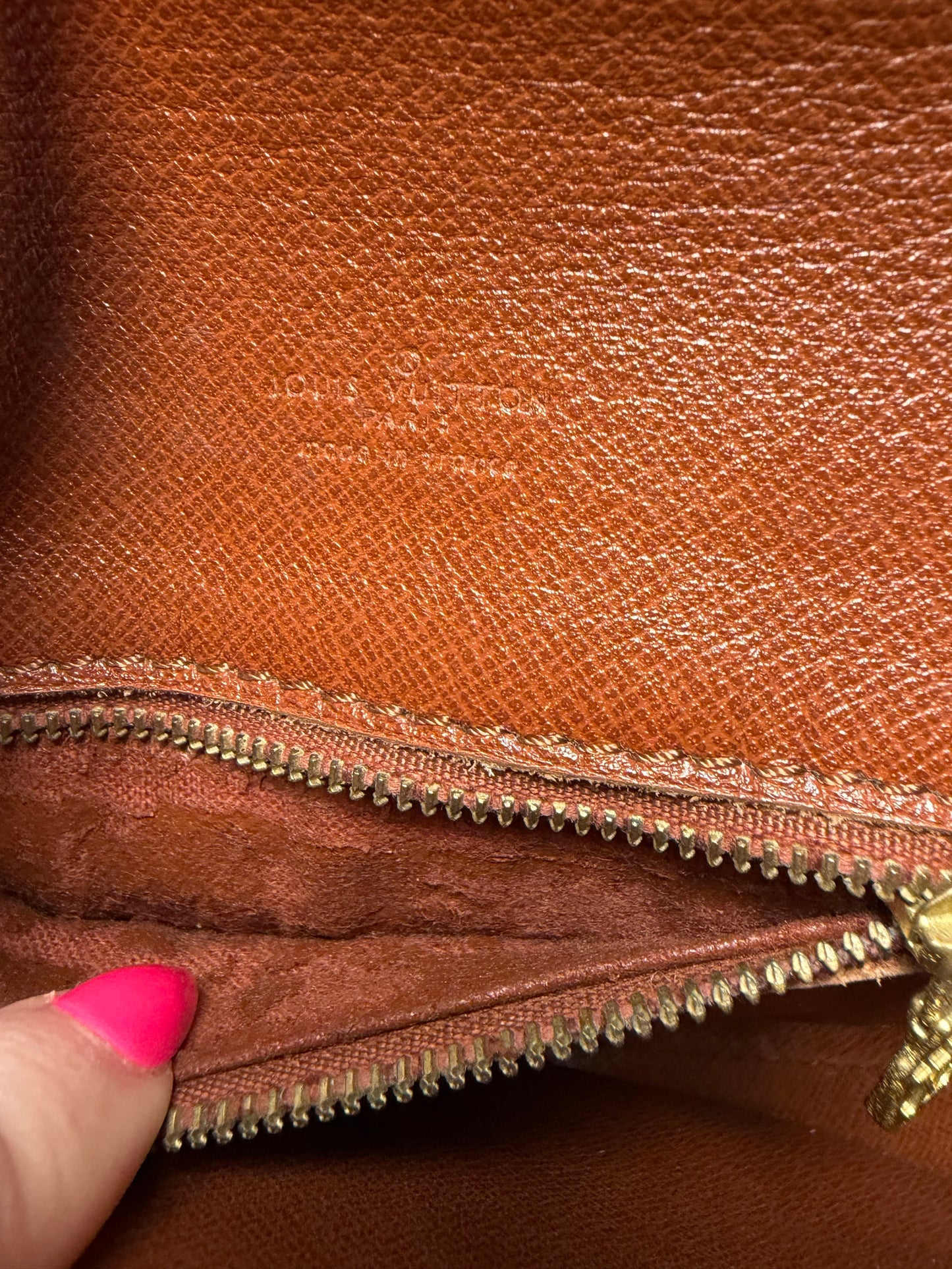 Louis Vuitton Chantilly PM Monogram Crossbody, Made in France