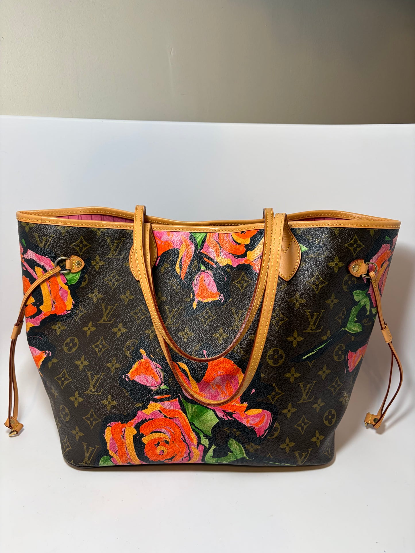 Louis Vuitton Neverfull MM Stephen Sprouse Roses Tote