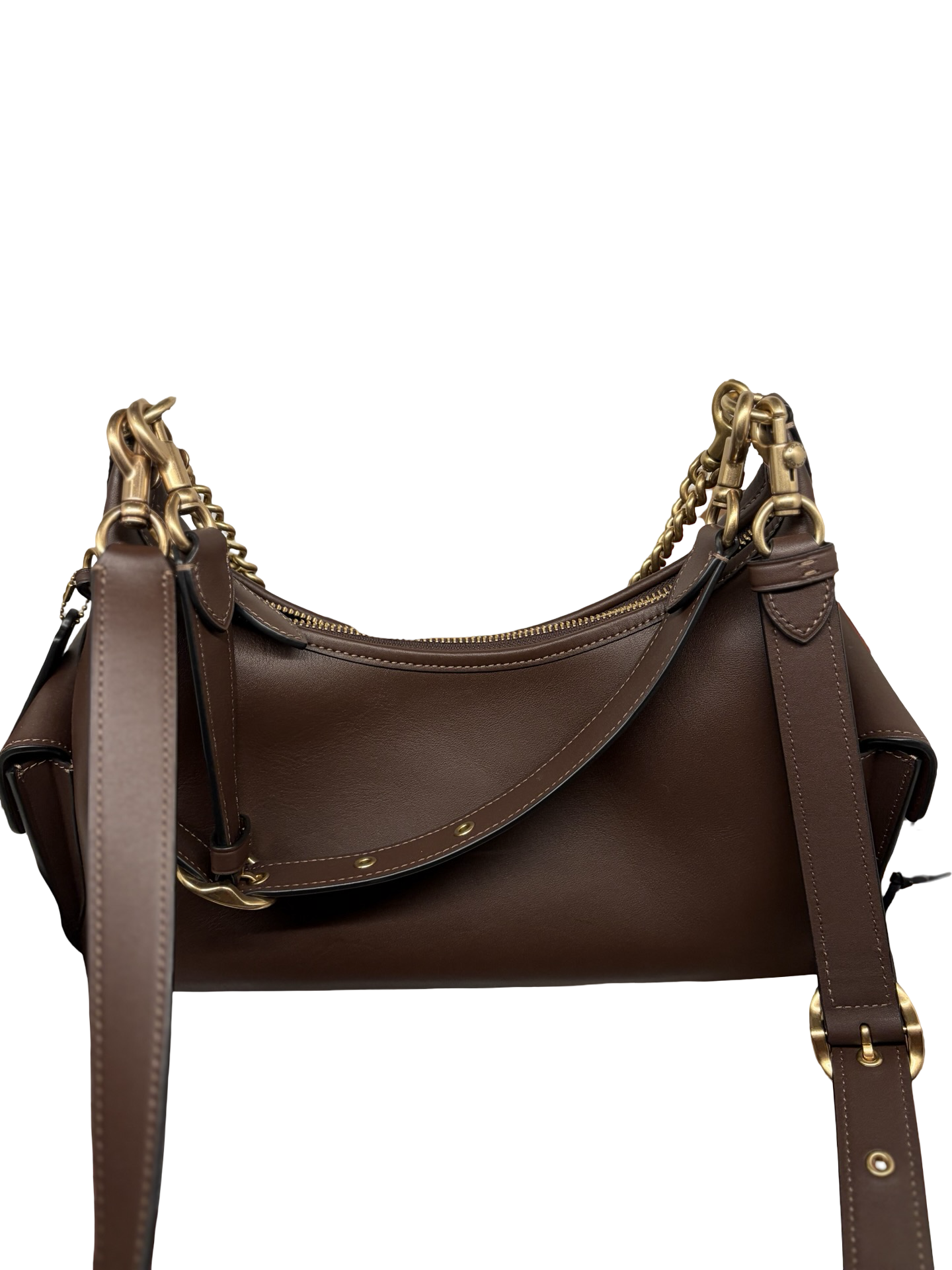 Coach Pocket Juliette 30 Maple Shoulder Bag & Crossbody
