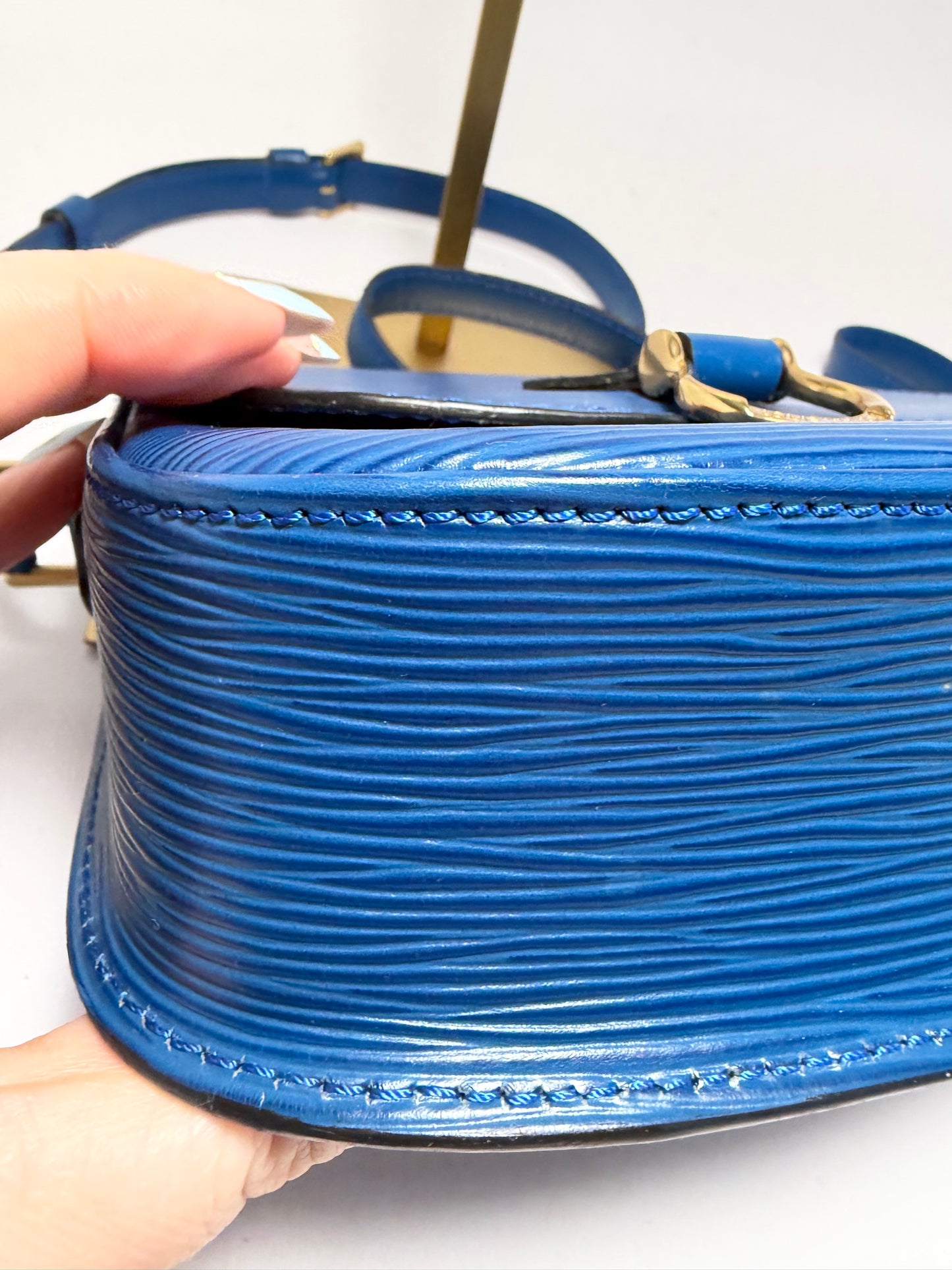 Louis Vuitton Royal Blue Epi Leather Mini Saint Cloud Crossbody
