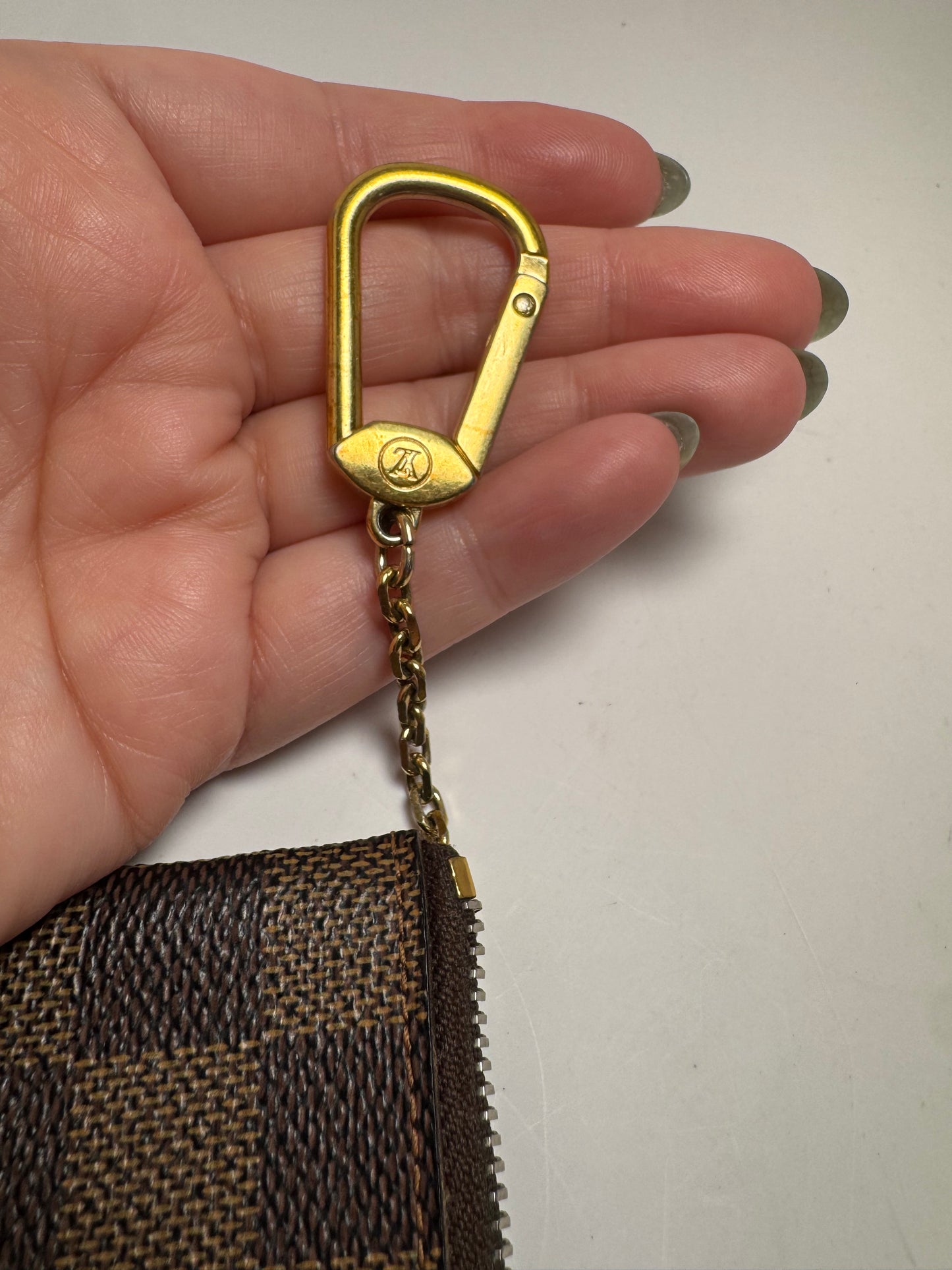 Louis Vuitton Key Cles/Key Pouch Damier Ebene