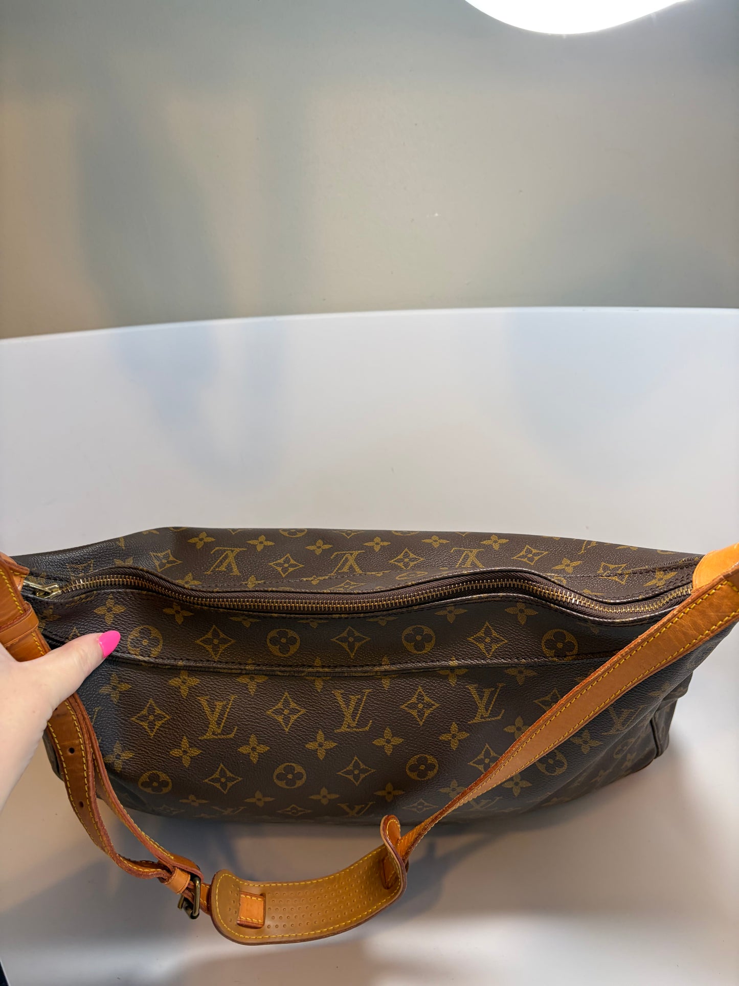 Louis Vuitton Promenade Monogram Shoulder Bag, Made in France April 1990