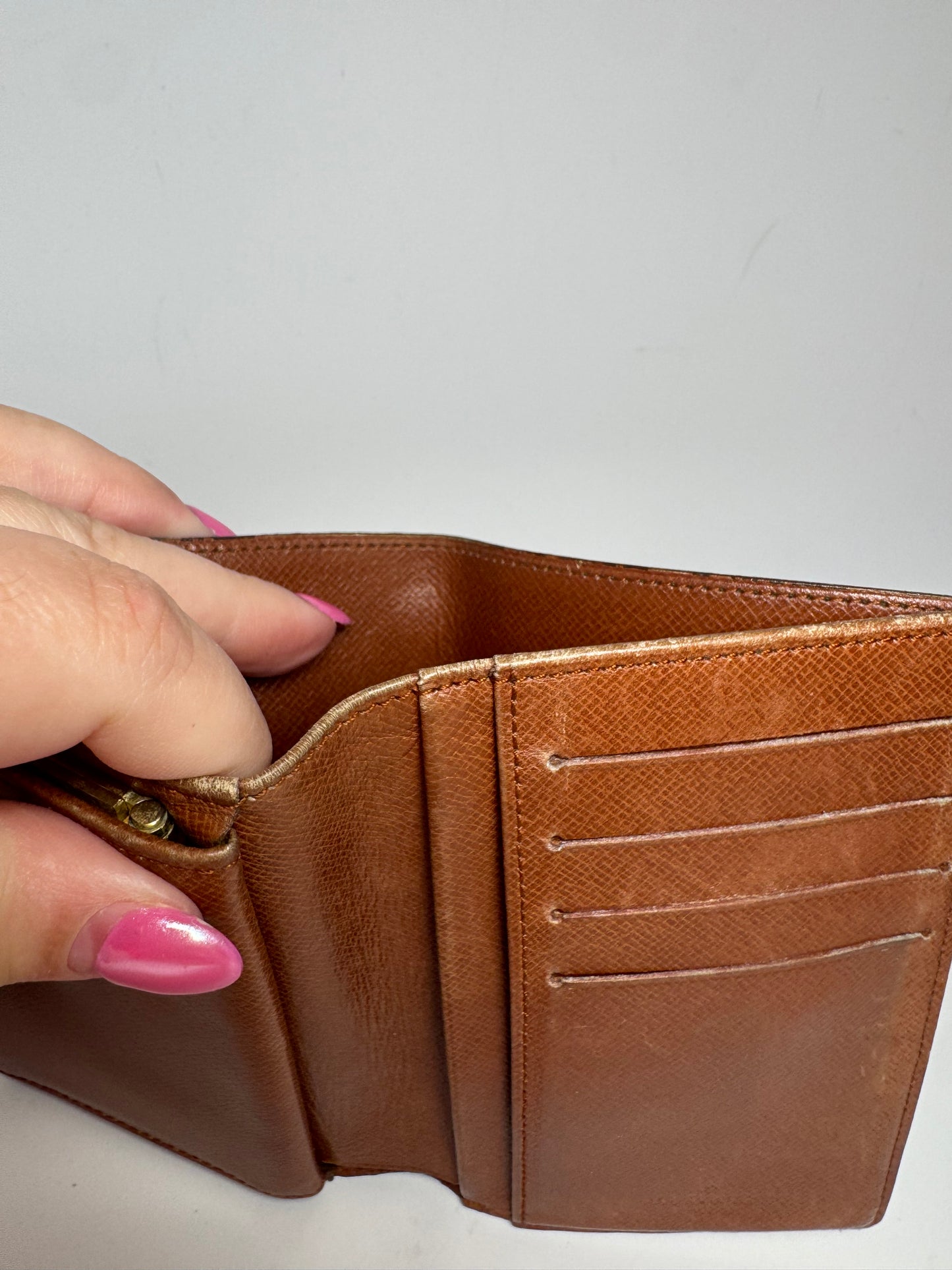 Louis Vuitton French Kiss Lock Monogram Compact Wallet