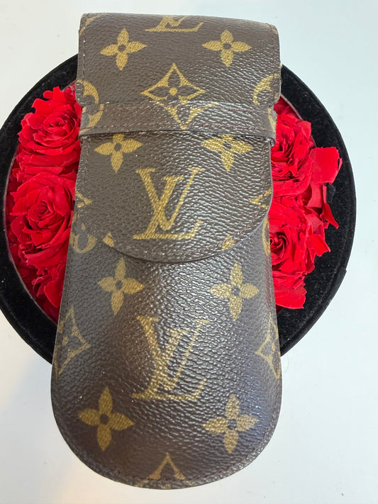 Louis Vuitton Monogram Etui Lunettes Rabat Sunglasses/Glasses Case Pouch