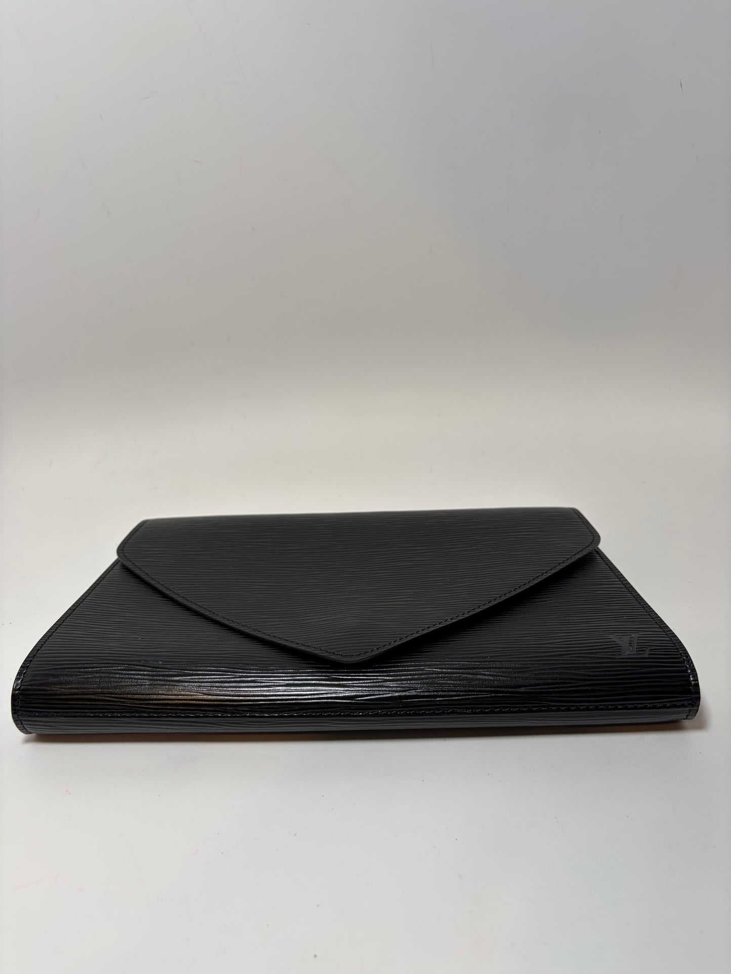 Louis Vuitton Art Deco Black Epi Leather Clutch