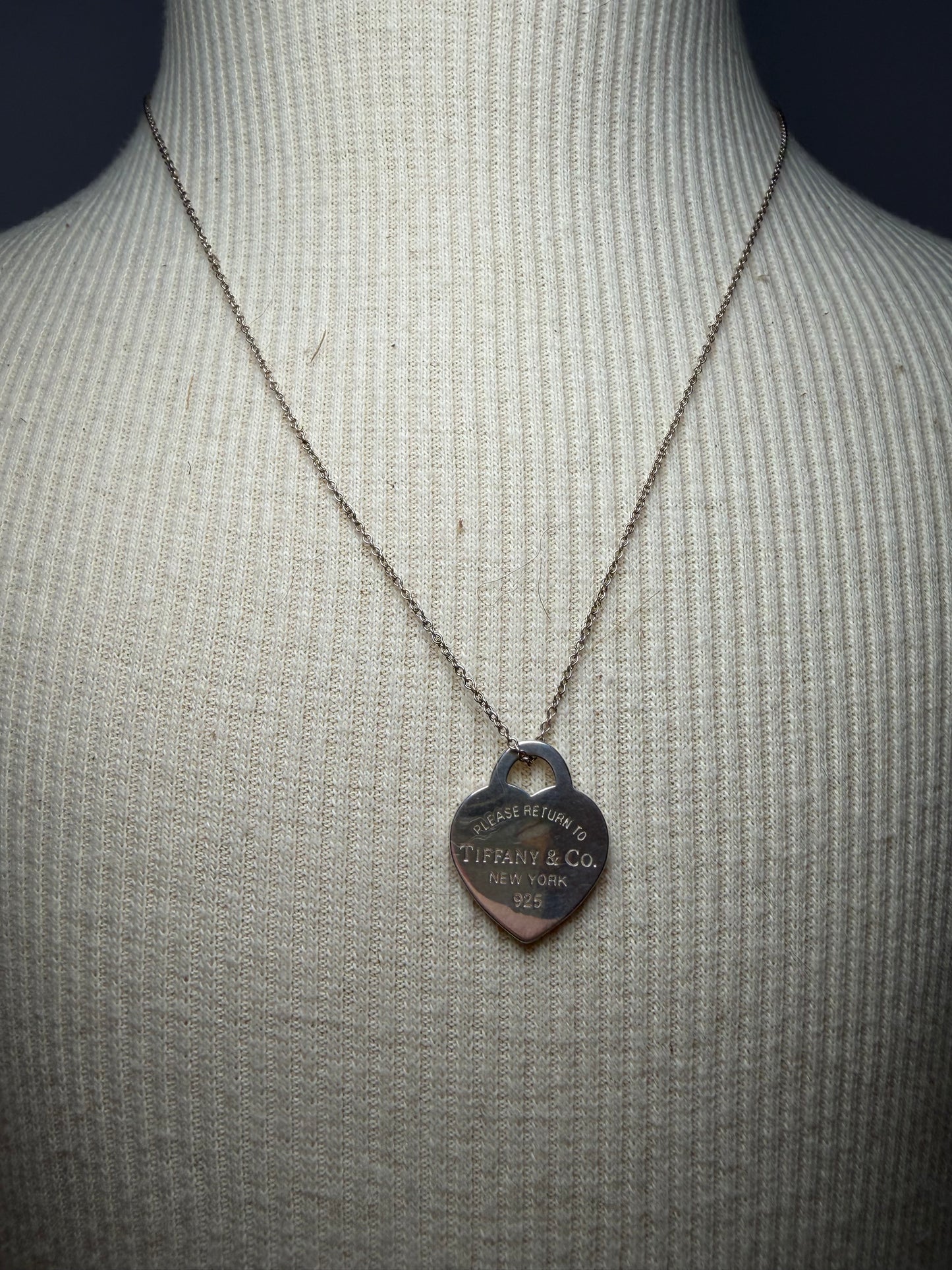 Tiffany & Co Return To Tiffany  Small Sterling Silver Necklace