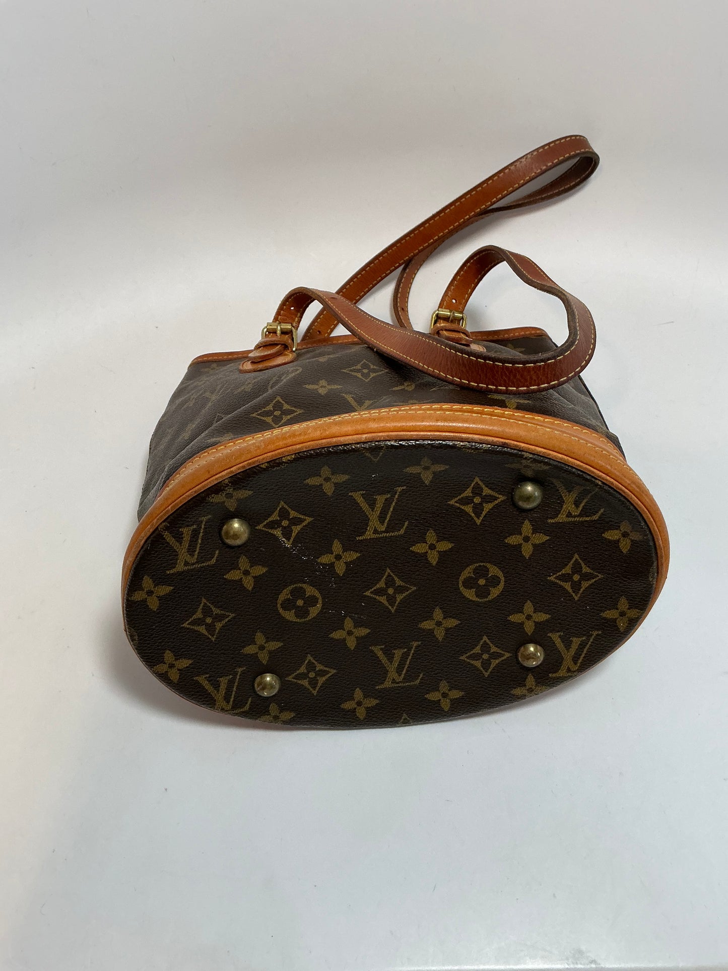 Louis Vuitton Monogram Petit Bucket Bag Tote