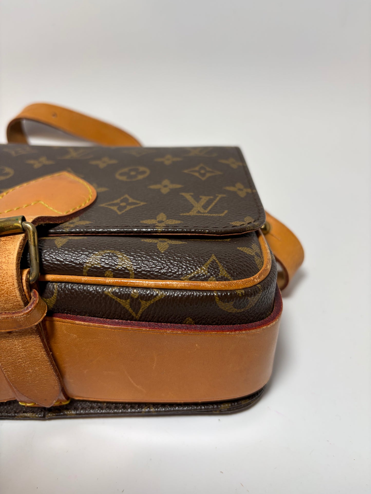 Louis Vuitton Cartouchière MM Monogram Crossbody/Shoulder Bag