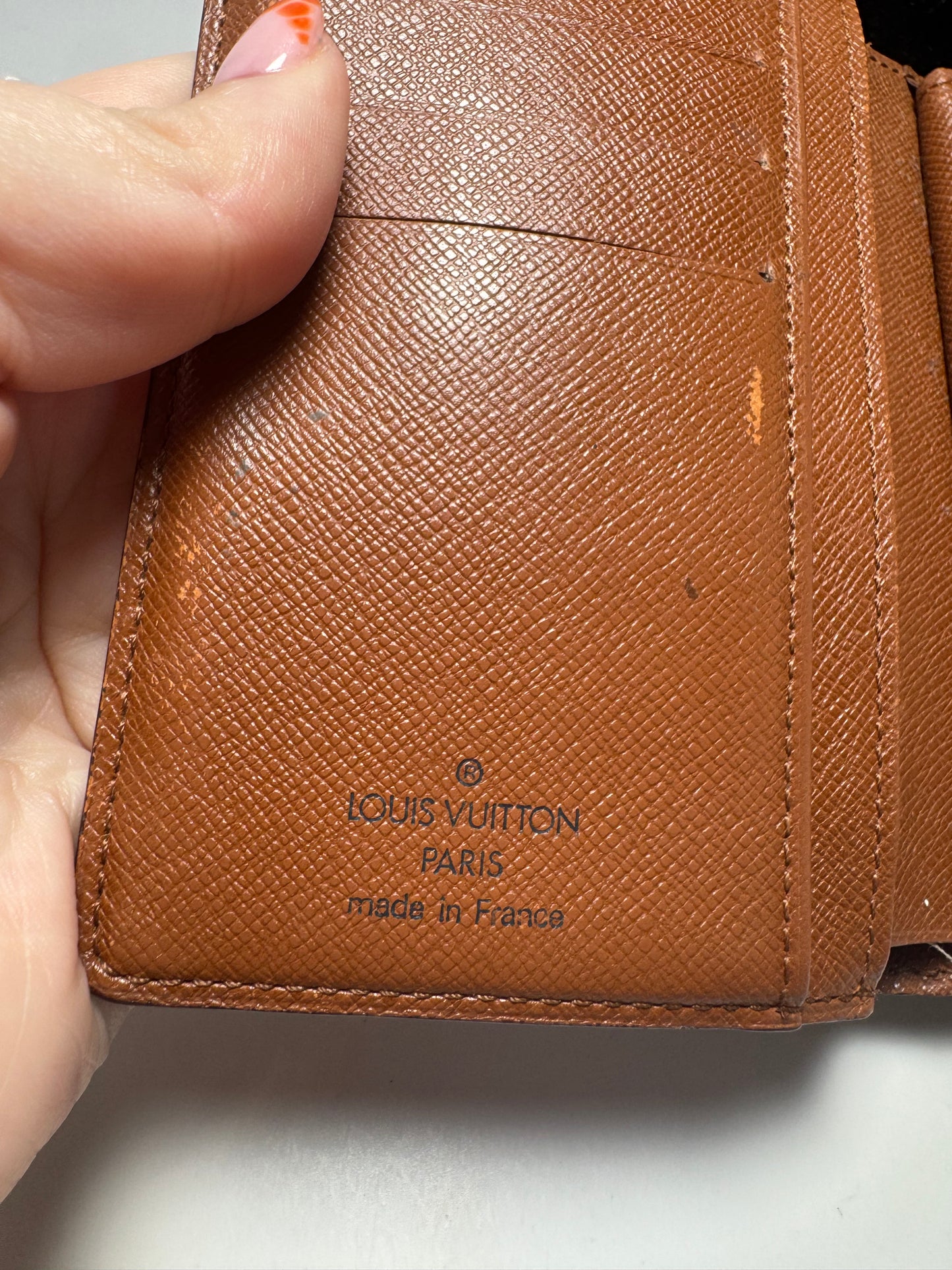 Louis Vuitton French Purse Kiss Lock Monogram Wallet