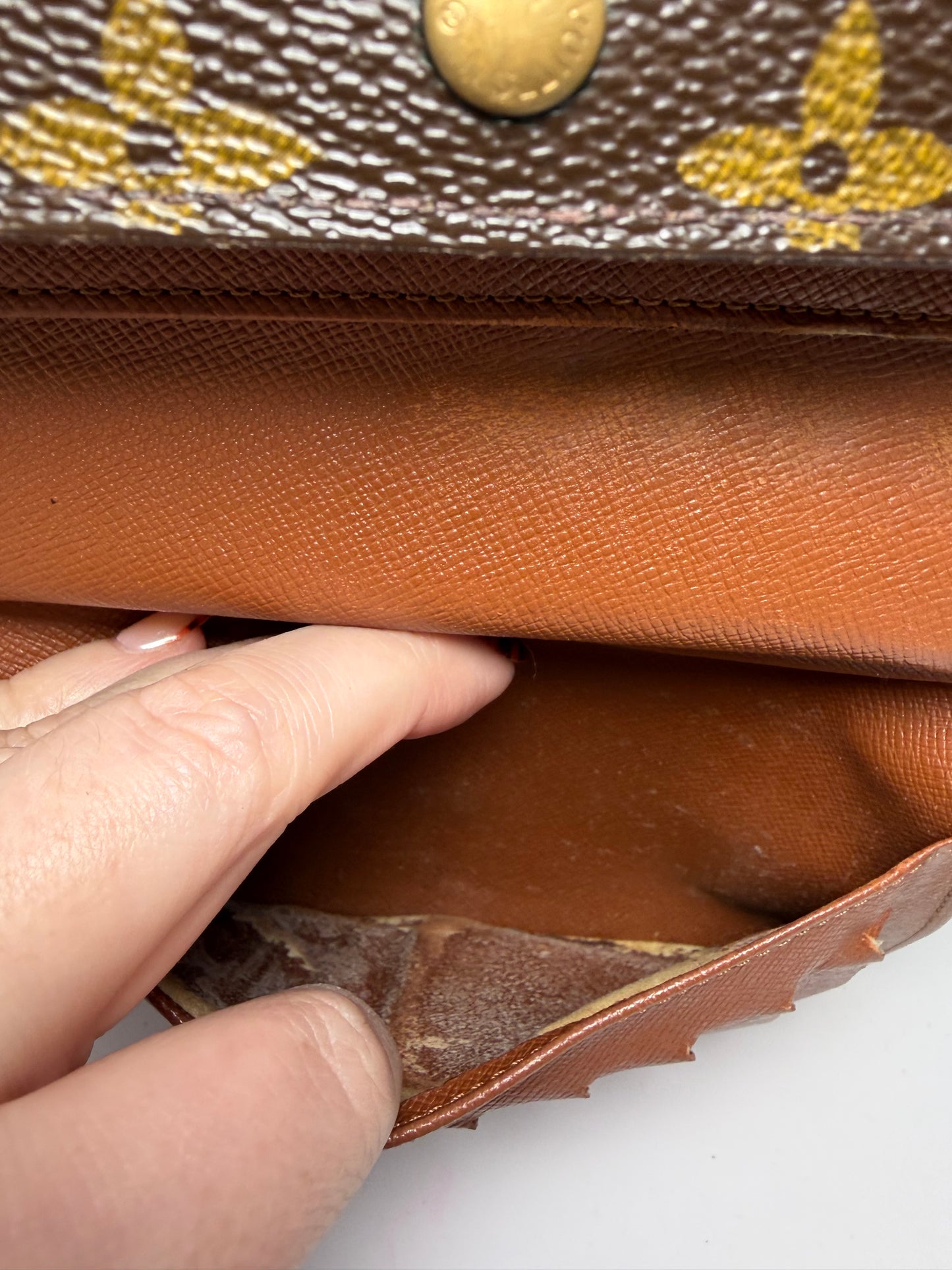 Louis Vuitton Etui Papier Tressor Monogram Wallet