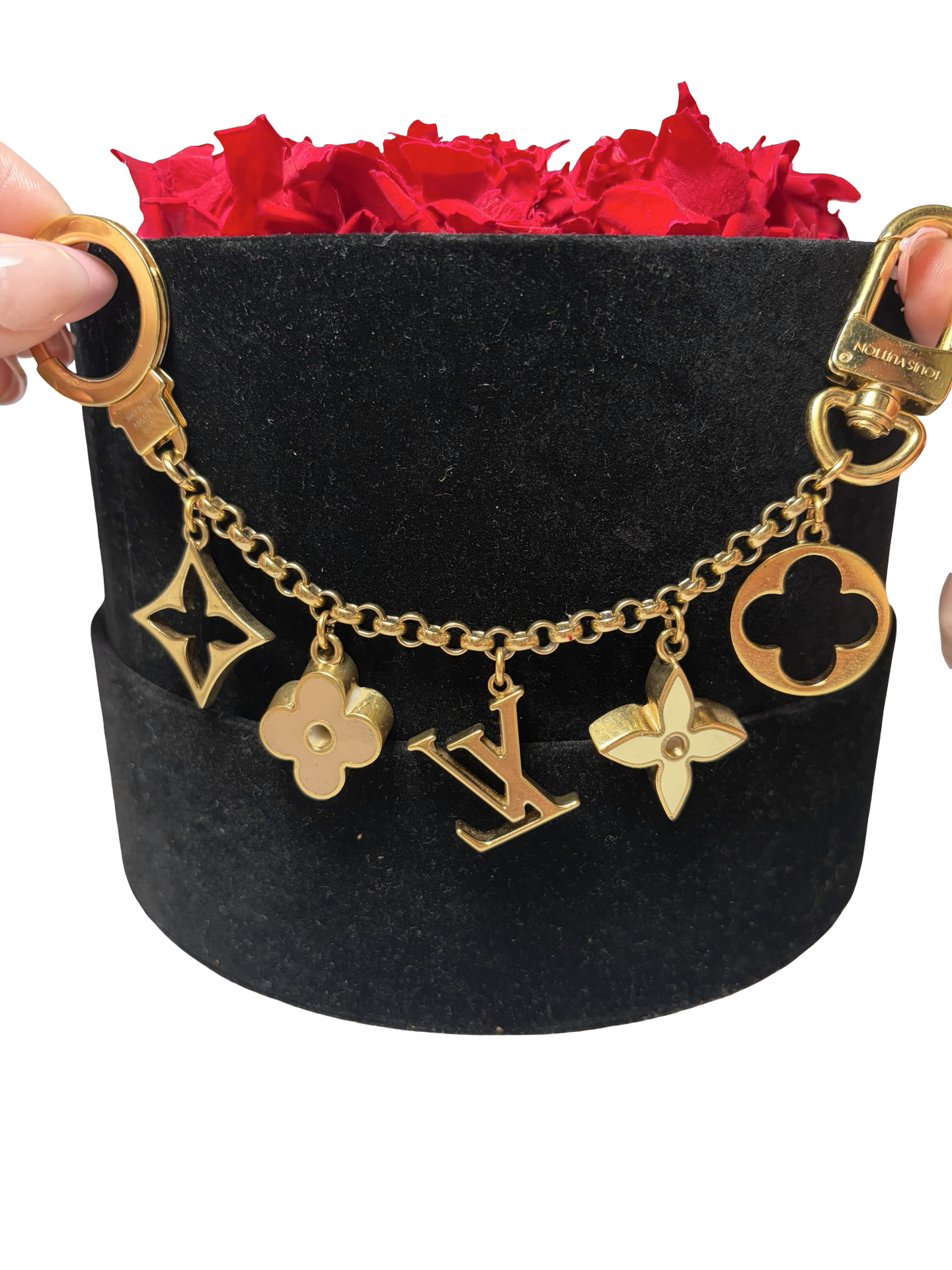 Louis Vuitton Fleur De Monogram Bag Charm Comes w/Dust Bag & Box