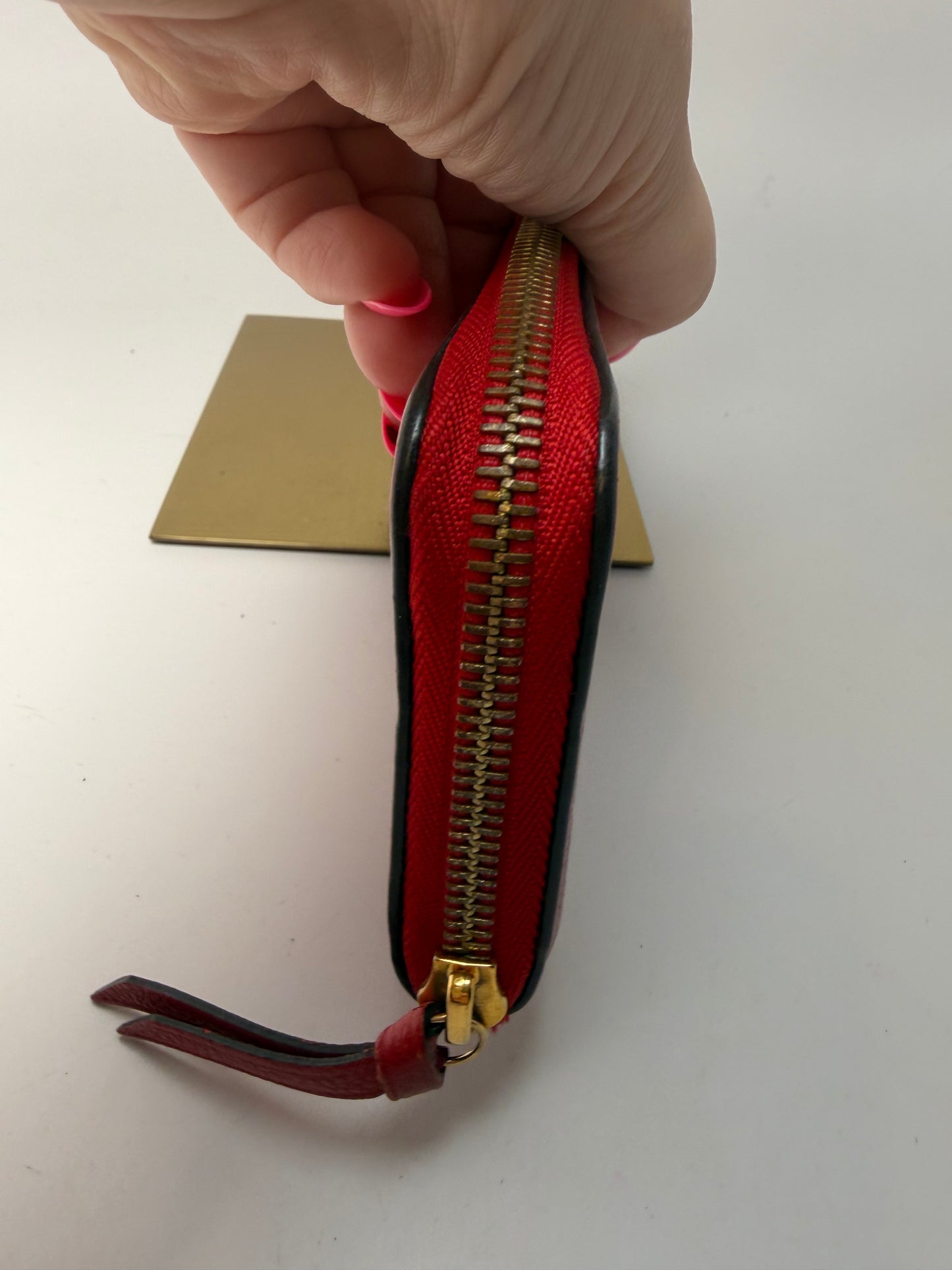 Louis Vuitton Empriente Monogram Zippy Wallet Cherry Red