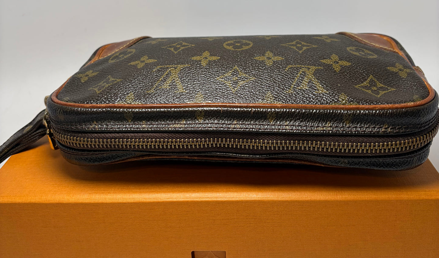 Louis Vuitton Marley Draggone PM Monogram Wristlet/Clutch