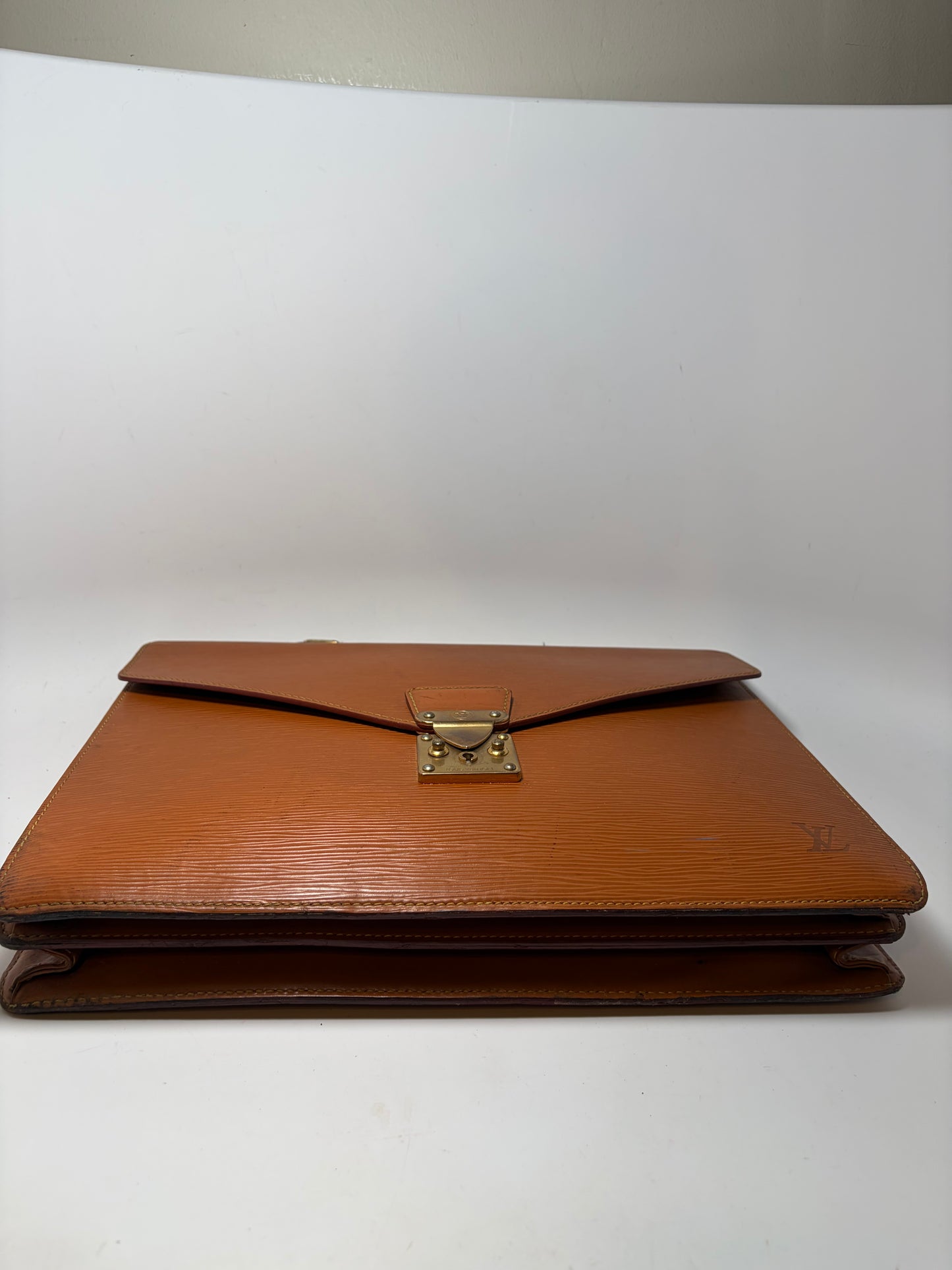 Louis Vuitton Cipango Brown Epi Leather Serviette Conseiller Briefcase/Laptop Holder