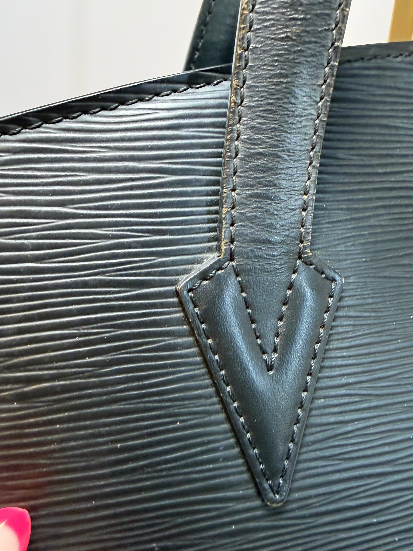 Louis Vuitton Saint Jacques GM black Epi Leather tote/shoulder bag