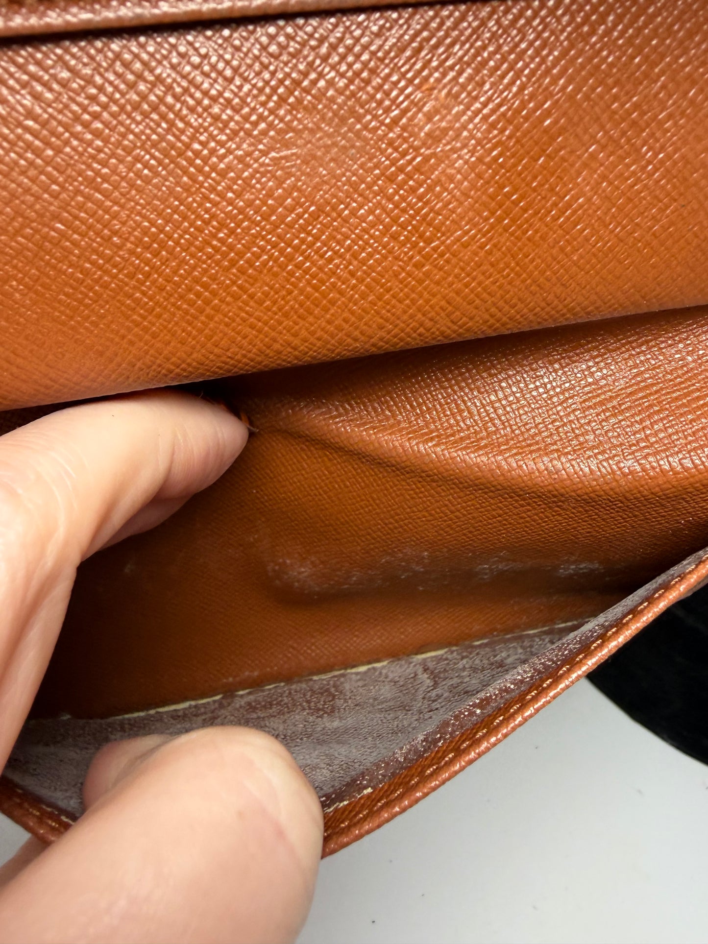 Louis Vuitton Porte Tressor Etui Papier Monogram Wallet