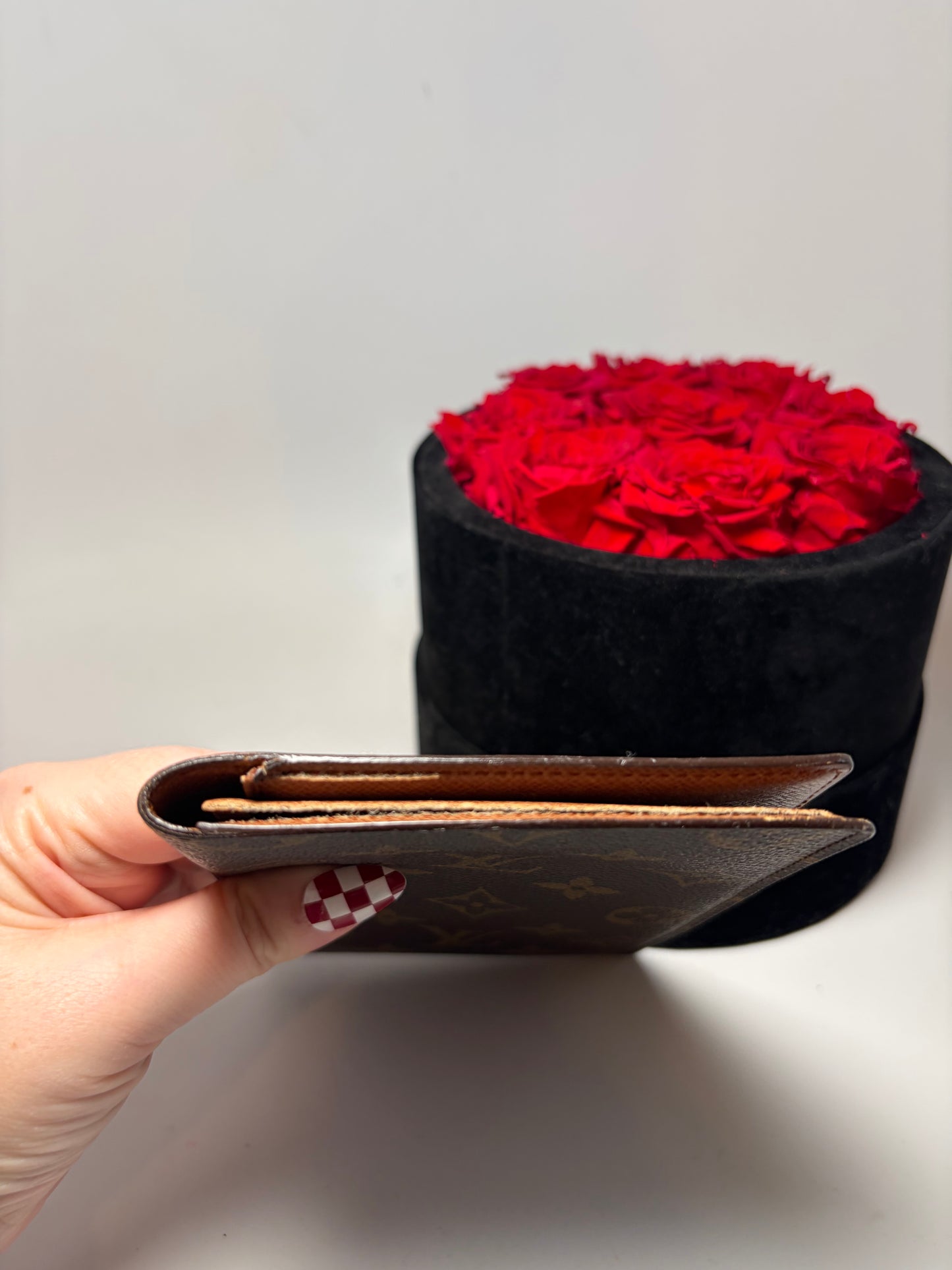 Louis Vuitton Monogram Long Wallet / Passport Holder with ID slot