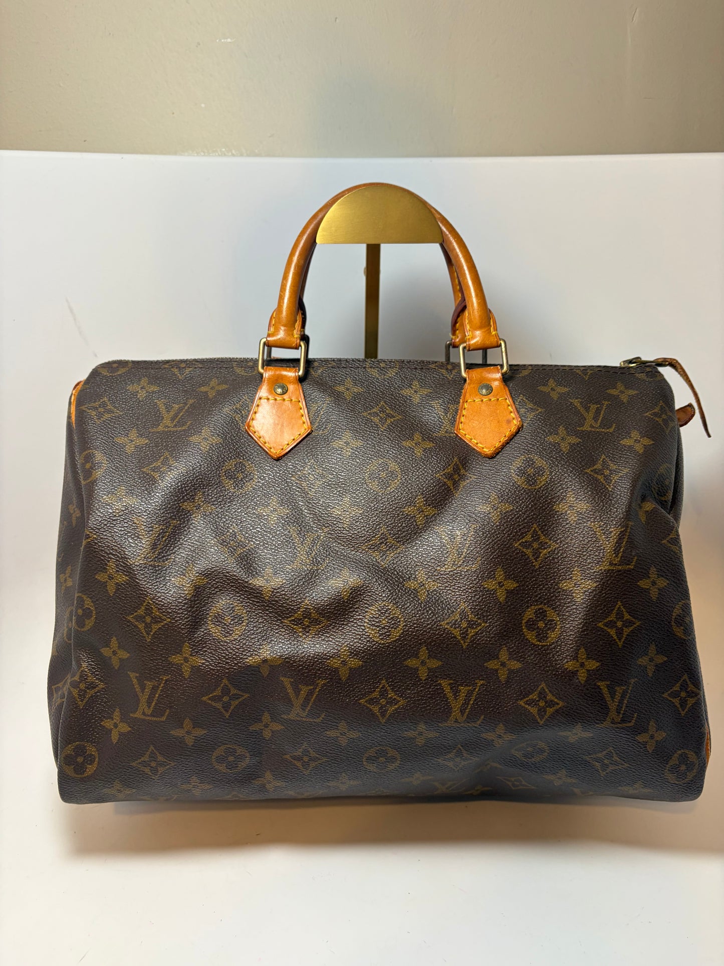 Louis Vuitton Speedy 35 Monogram, made in France Sept. 1994