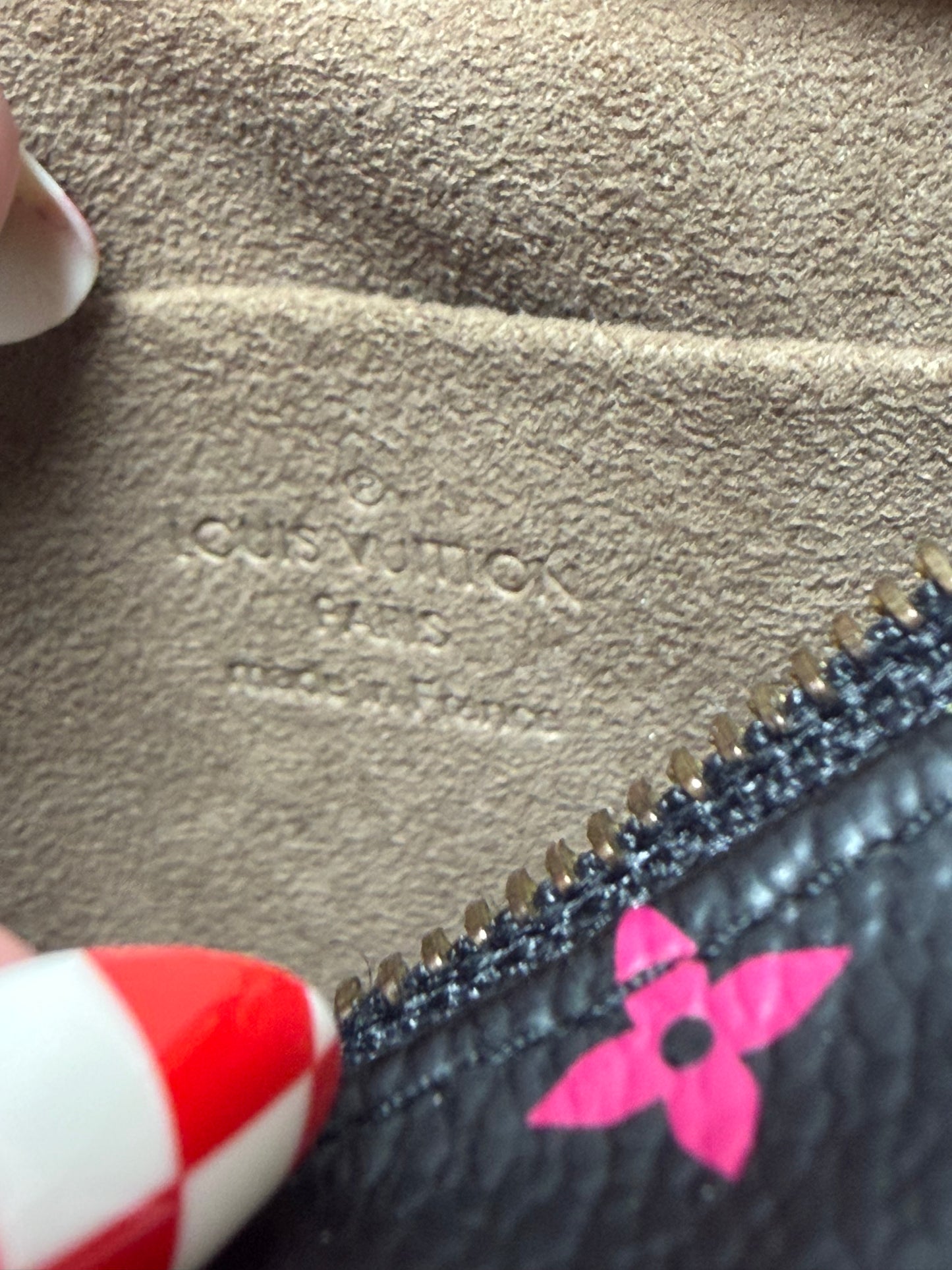 Louis Vuitton Trousse Wappity Pouch/Wristlet Murakami Black Multicolor Monogram