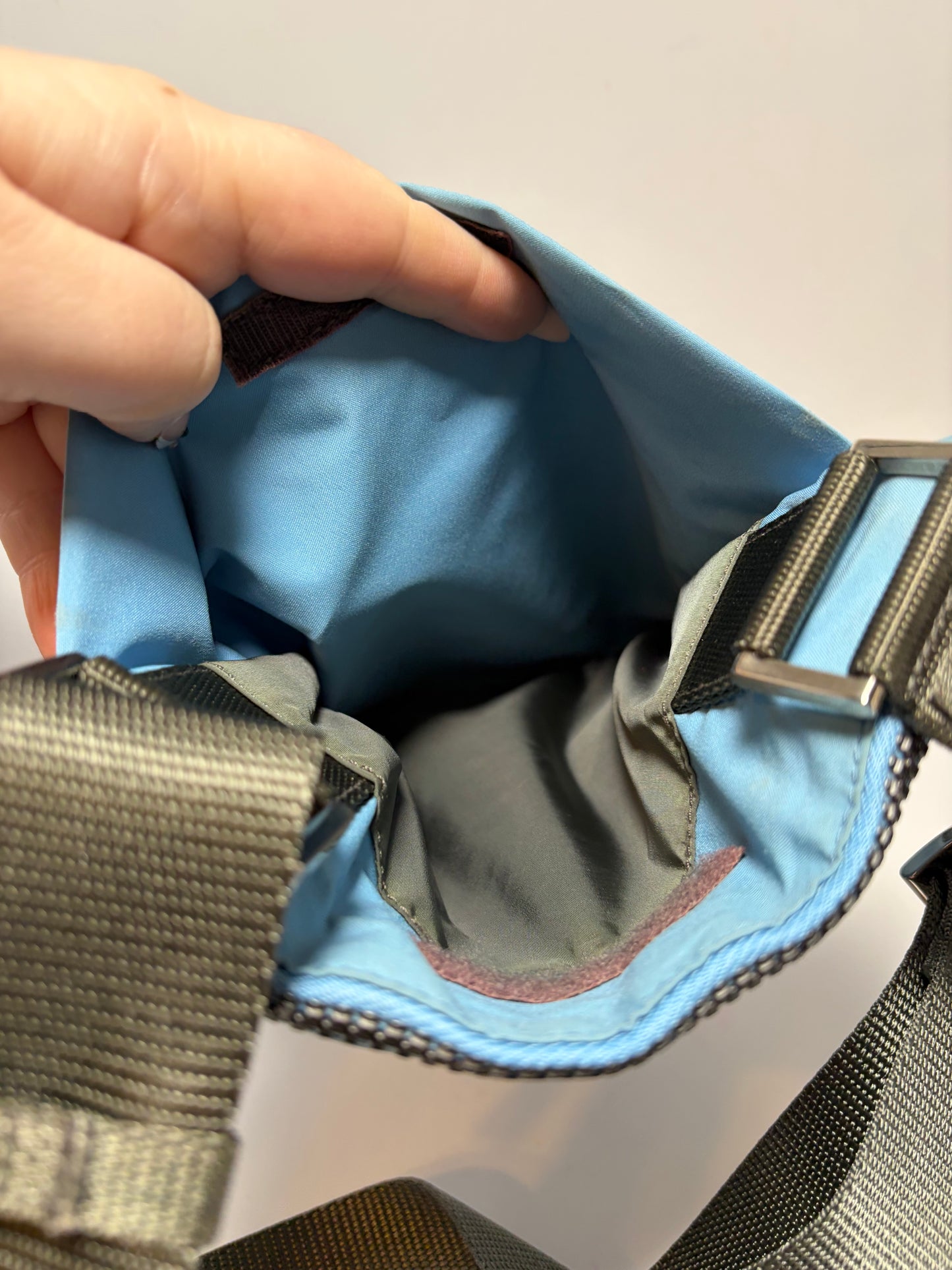 Prada Nylon Vela Sport Messenger Crossbody