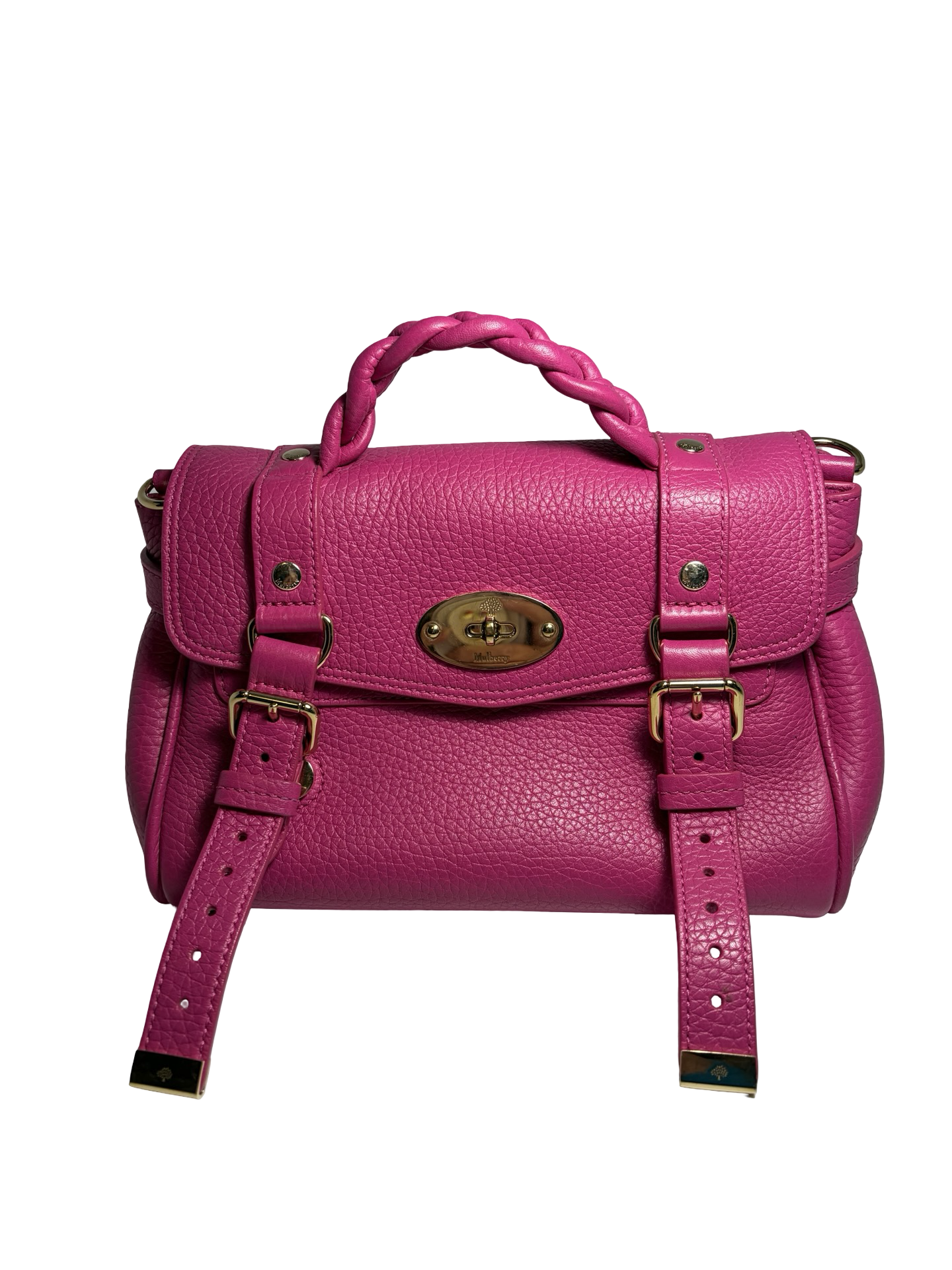 Mulberry Mini Alexa Hot Pink Leather