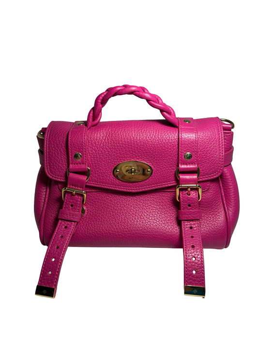 Mulberry Mini Alexa Hot Pink Leather