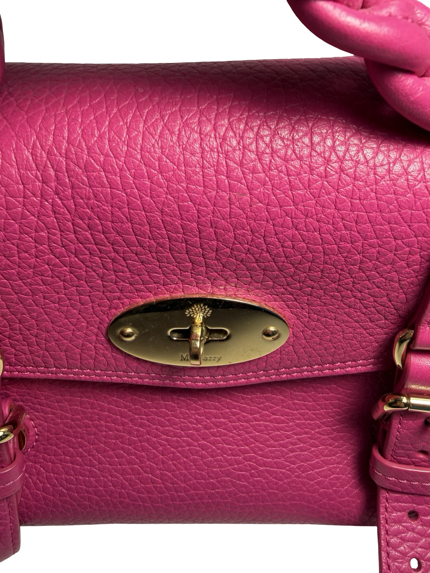 Mulberry Mini Alexa Hot Pink Leather