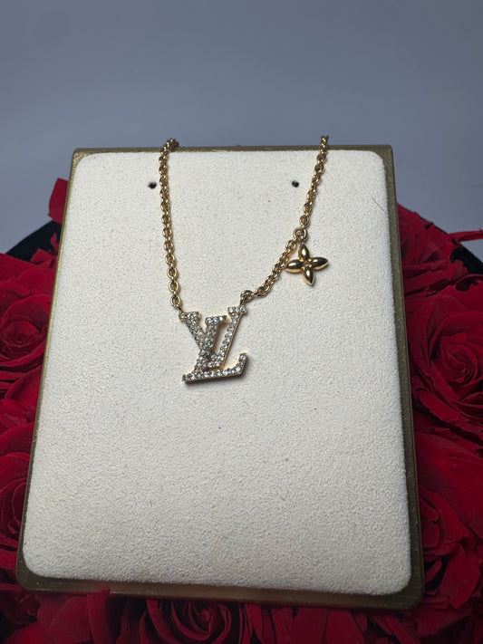 Louis Vuitton Crystal Iconic Pendant Necklace