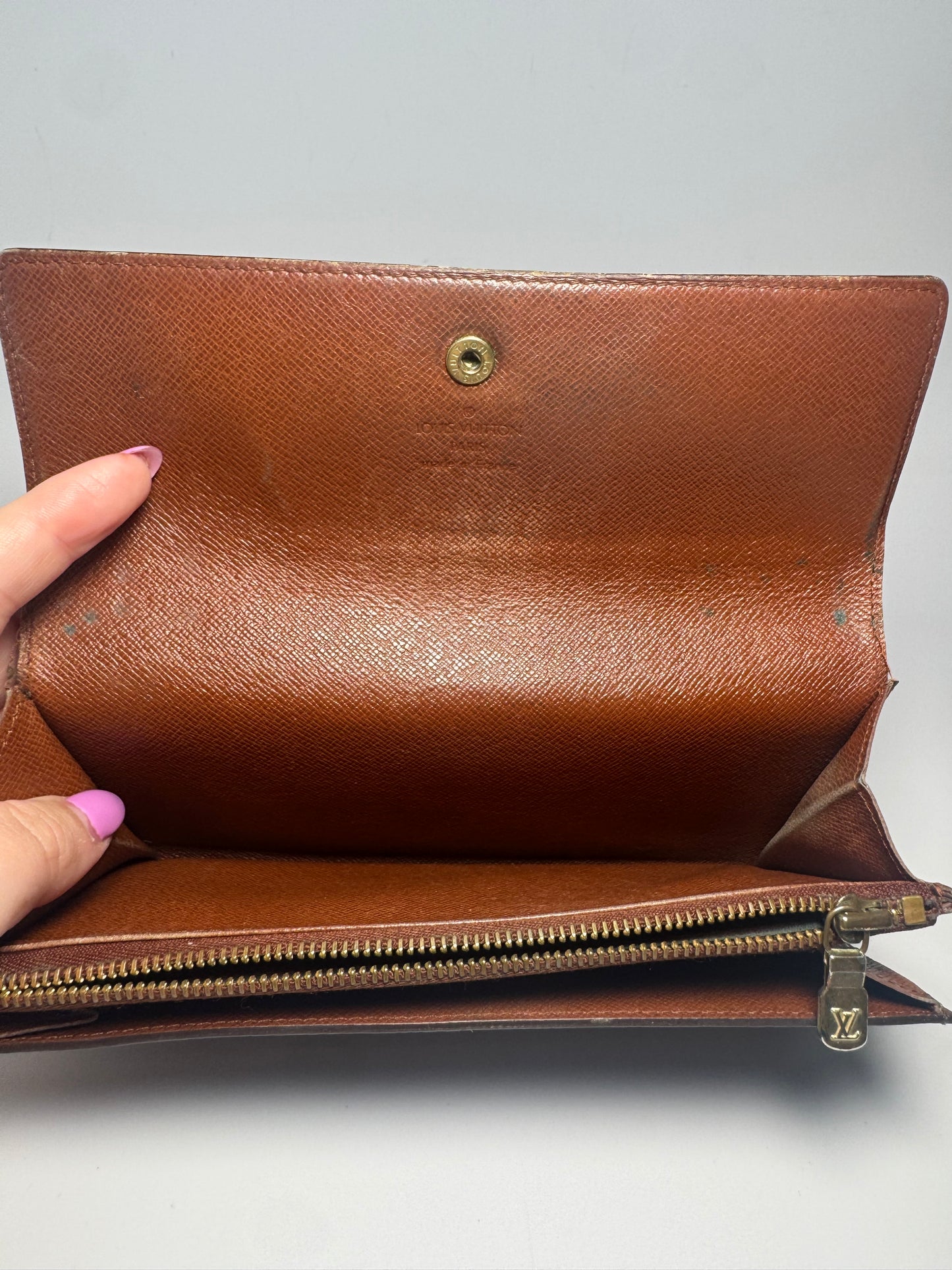 Louis Vuitton Sarah Monogram Wallet (Vintage- October 1991 in France)