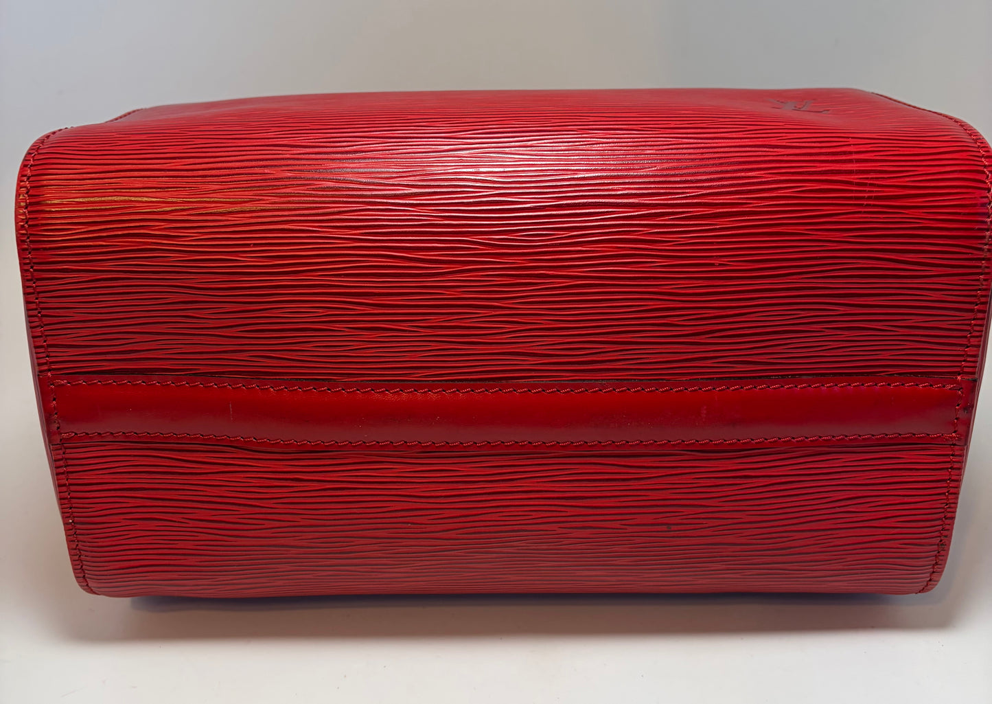 Louis Vuitton Speedy 25 Red Epi Leather, Made in France June 1994