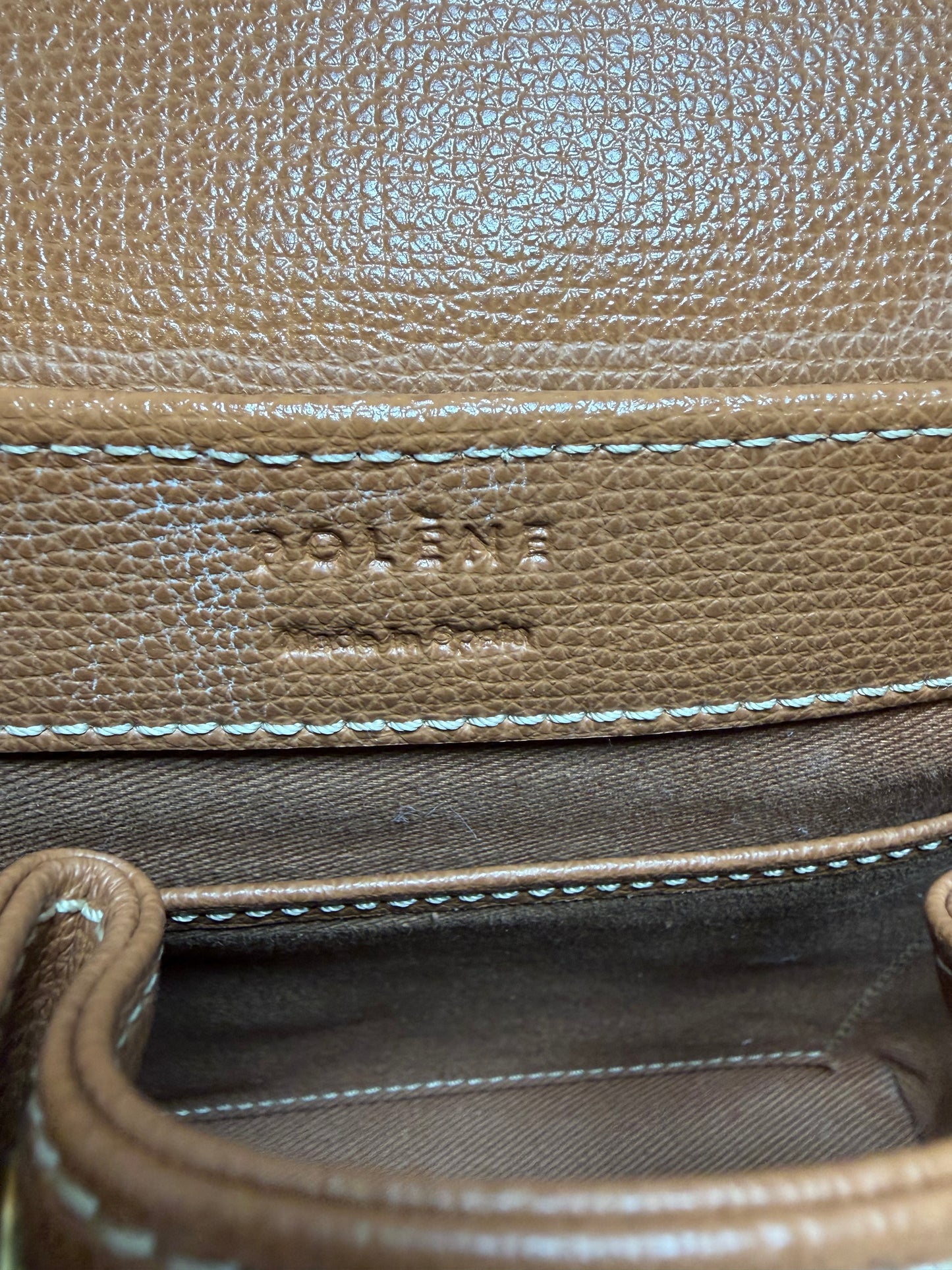 Polène Un Nano Trio Camel Crossbody