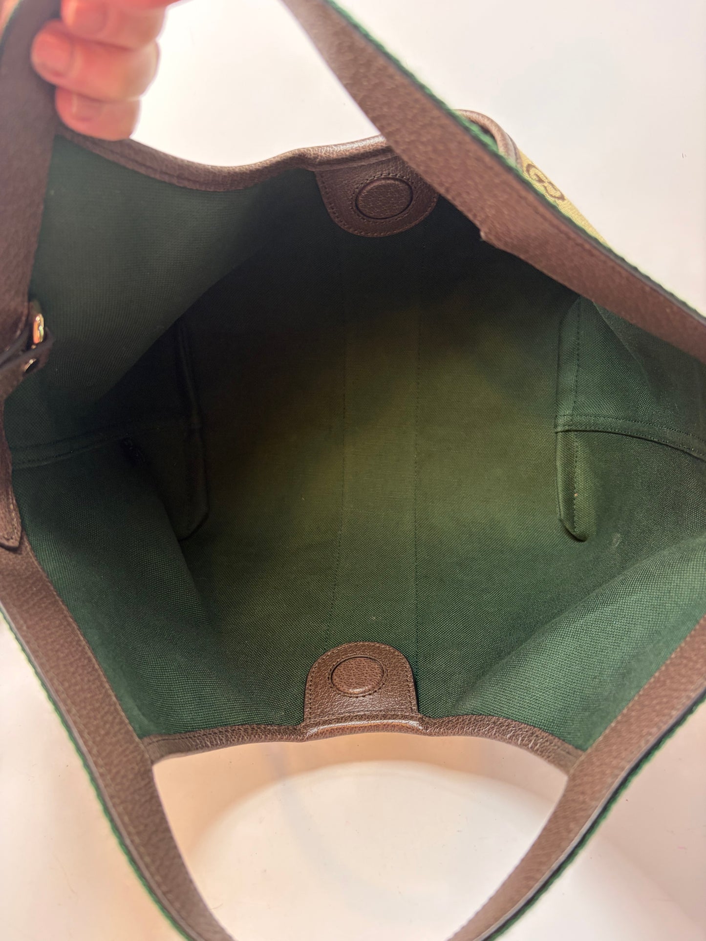 Gucci Giglio Small Canvas Tote/Crossbody LIKE NEW