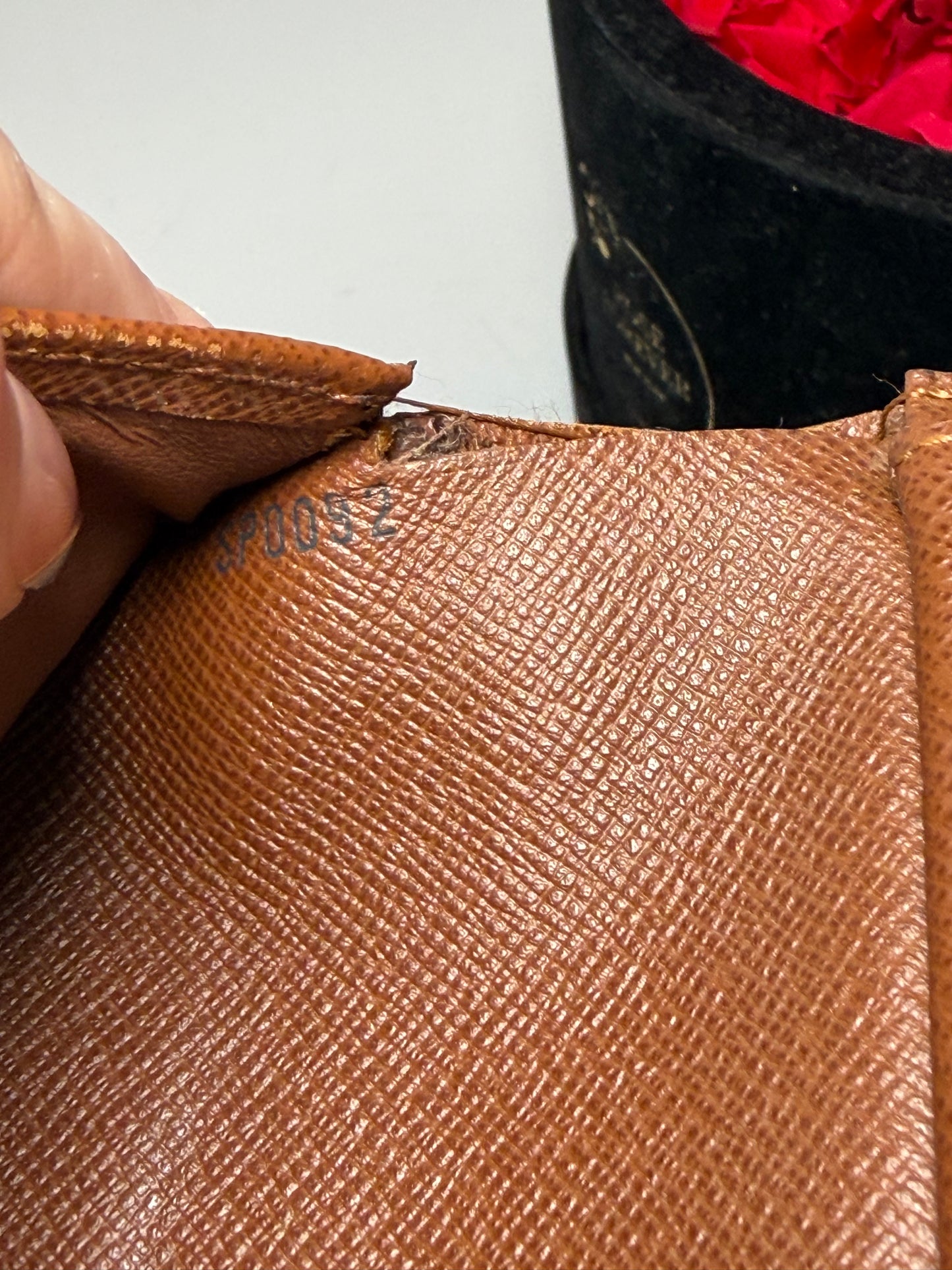 Louis Vuitton Porte Tressor Etui Papier Passport Wallet Monogram