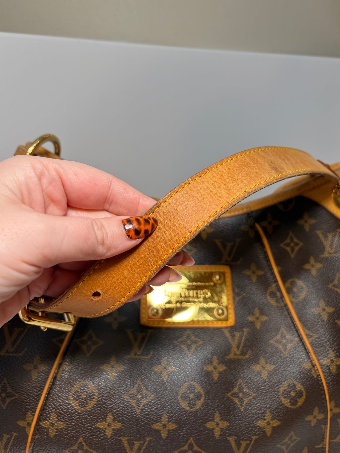 Louis Vuitton Galleria PM Monogram Shoulder Bag with COA