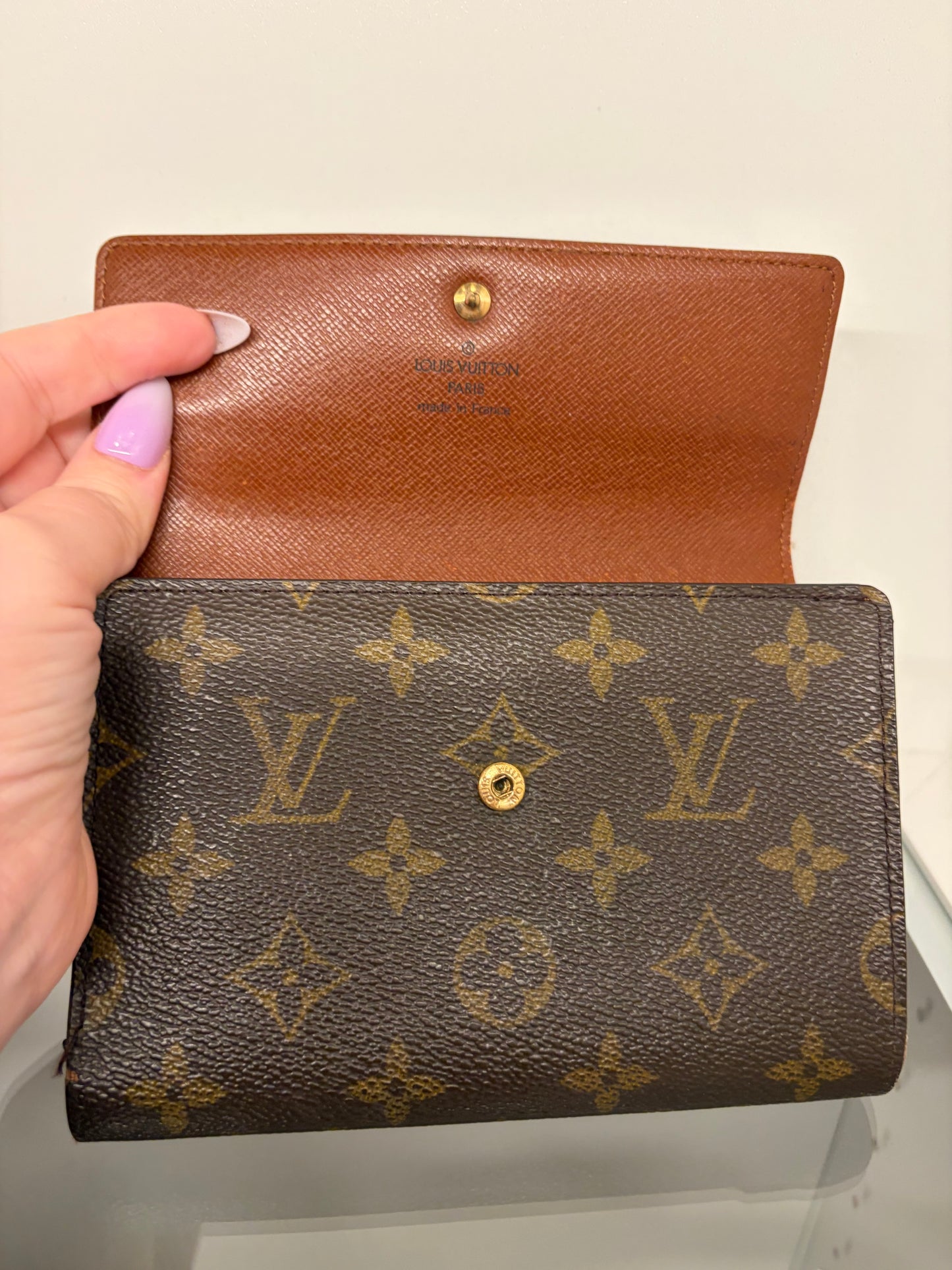 Louis Vuitton Etui papier passport monogram wallet