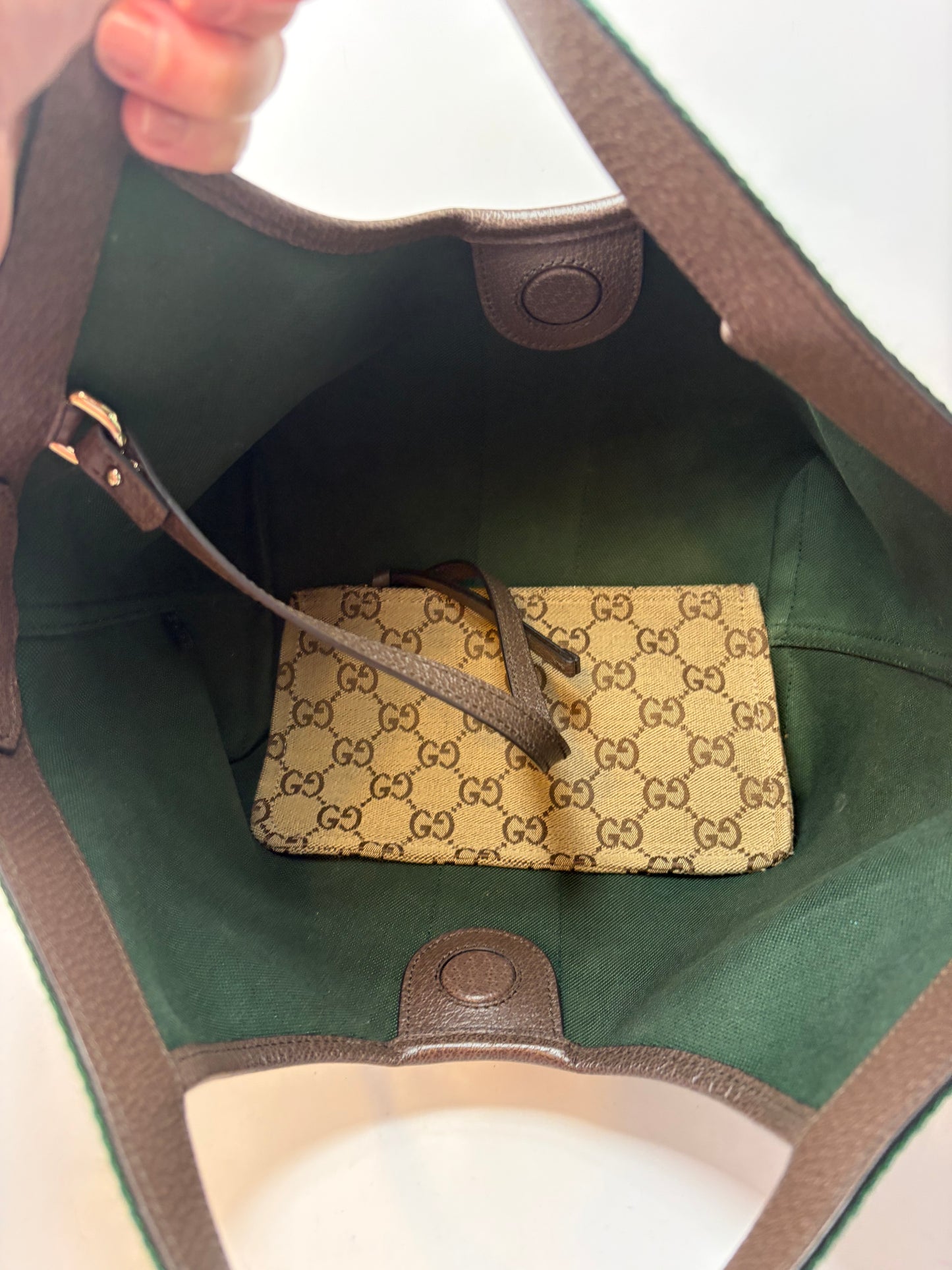 Gucci Giglio Small Canvas Tote/Crossbody LIKE NEW