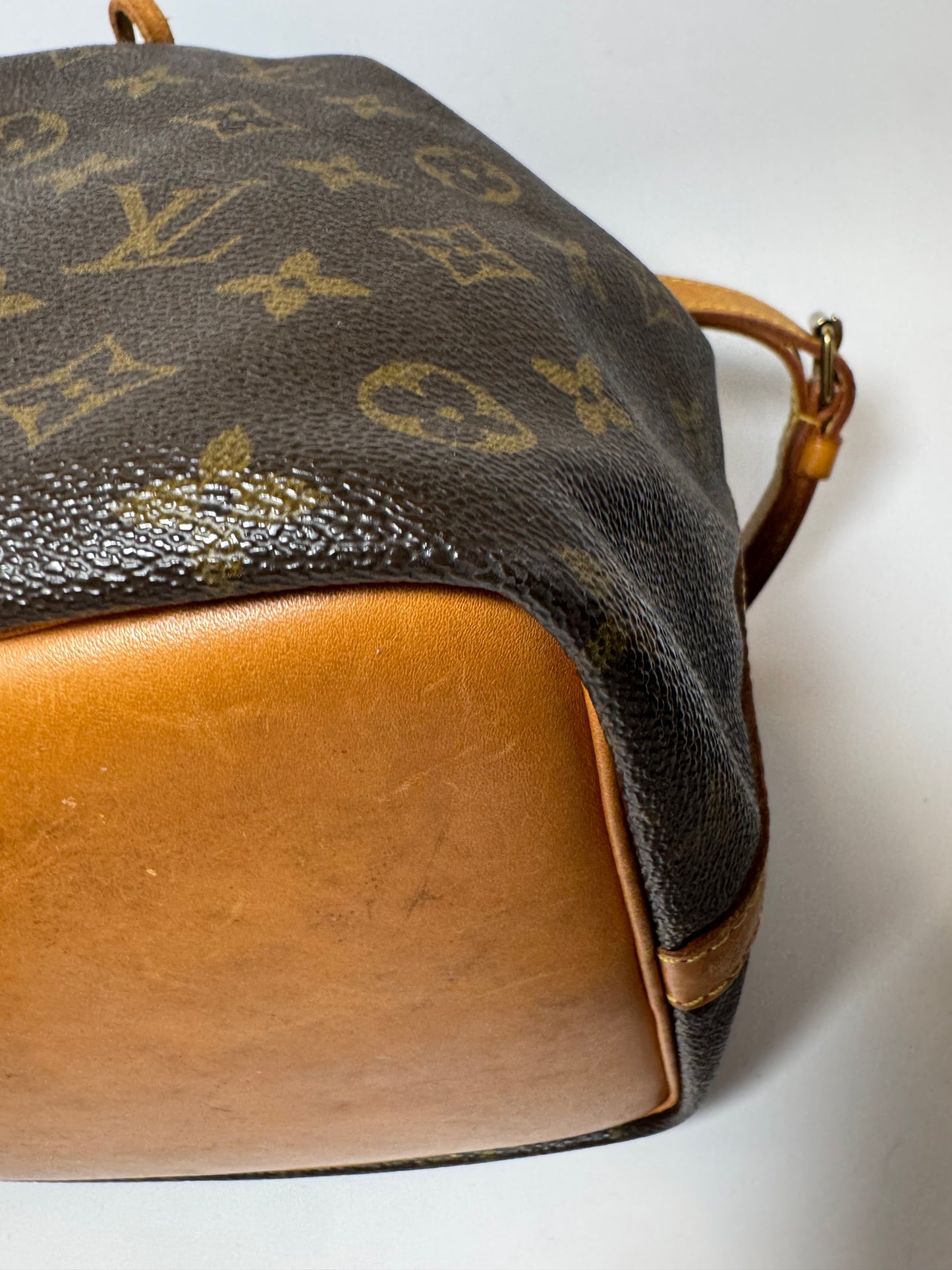 Louis Vuitton Petite Noe Bucket Bag Monogram Made in France W/COA