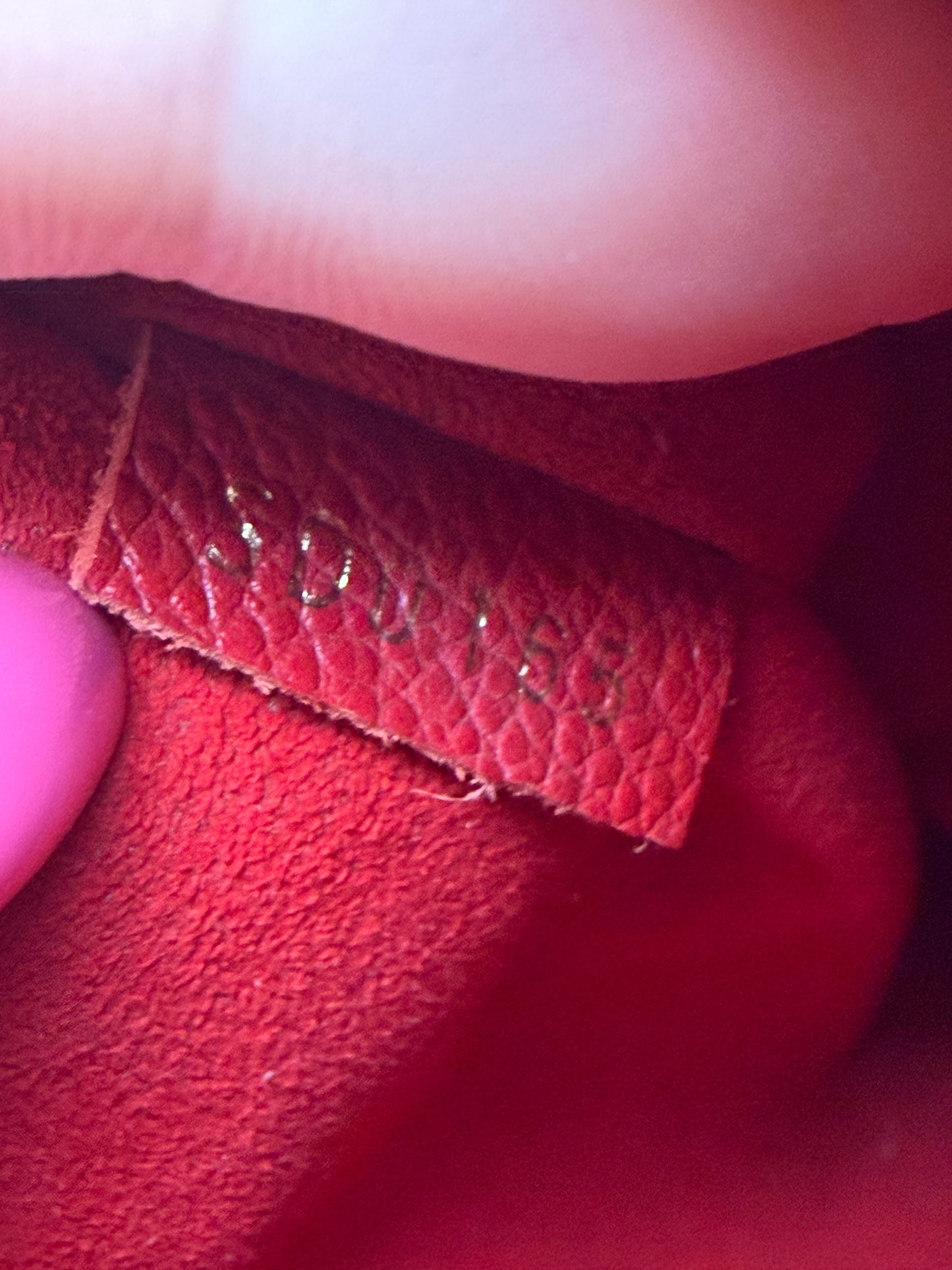 Louis Vuitton Empriente Leather Twice Crossbody in Cherry Red