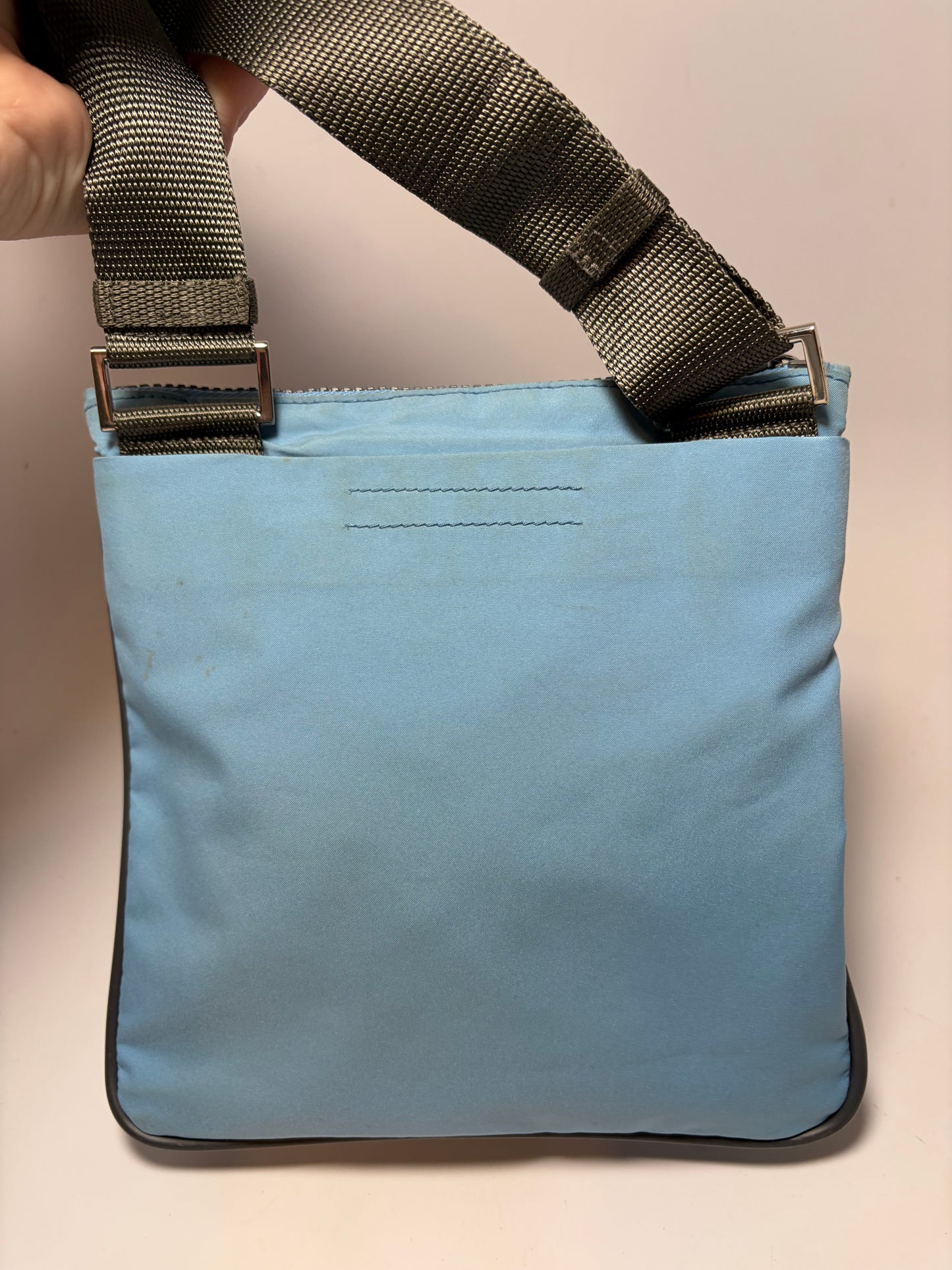 Prada Nylon Vela Sport Messenger Crossbody