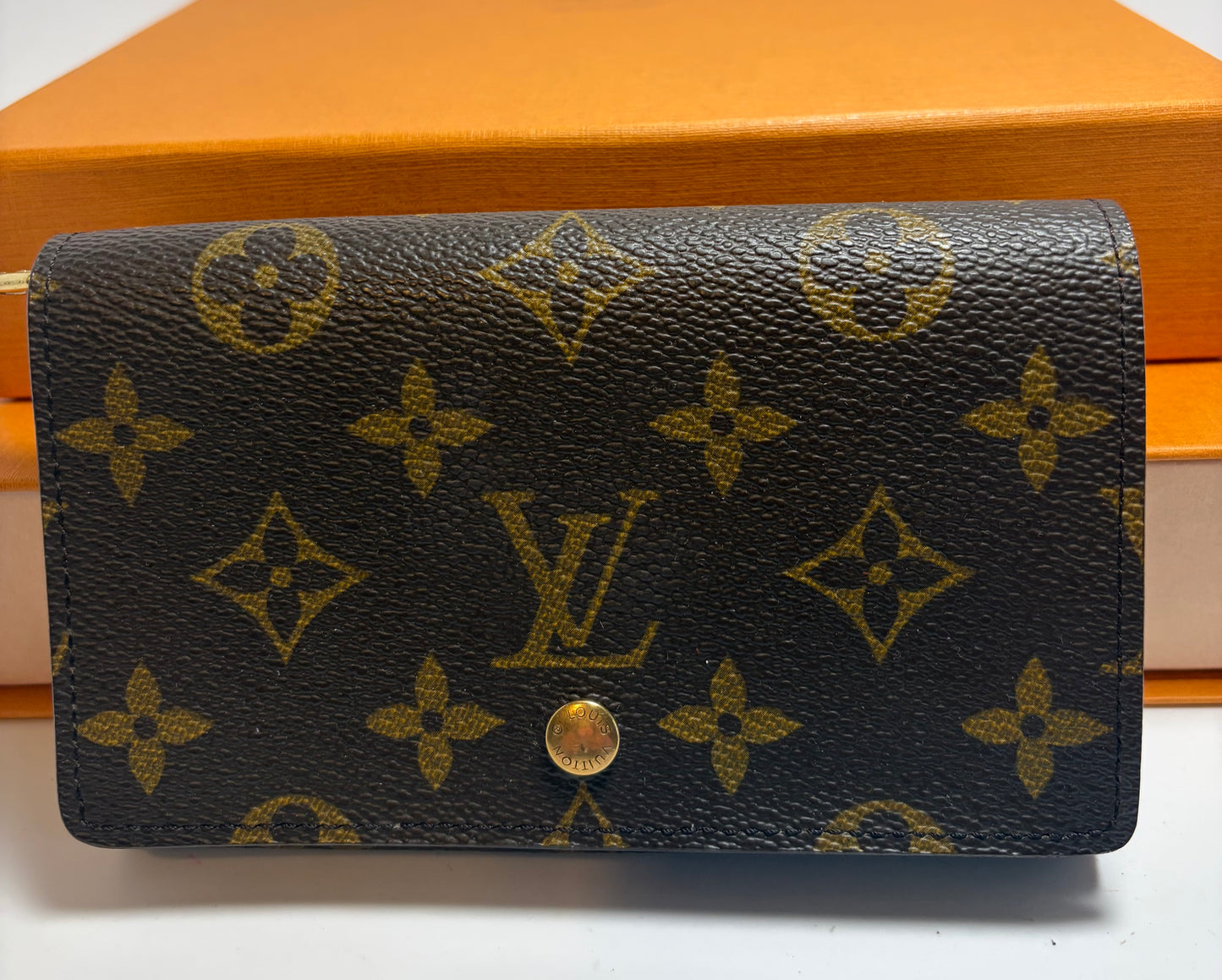 Louis Vuitton Porte Monnaie Tressor Monogram Wallet