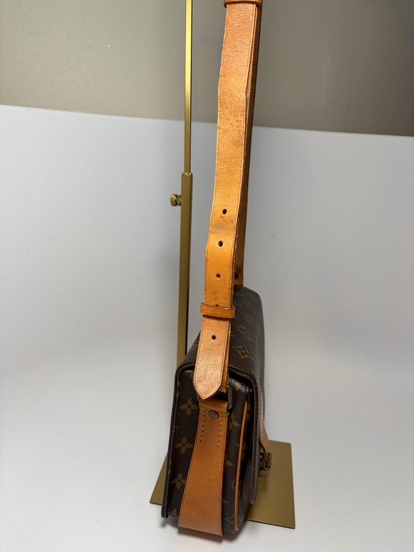 Louis Vuitton Cartouchière MM Monogram Crossbody/Shoulder Bag
