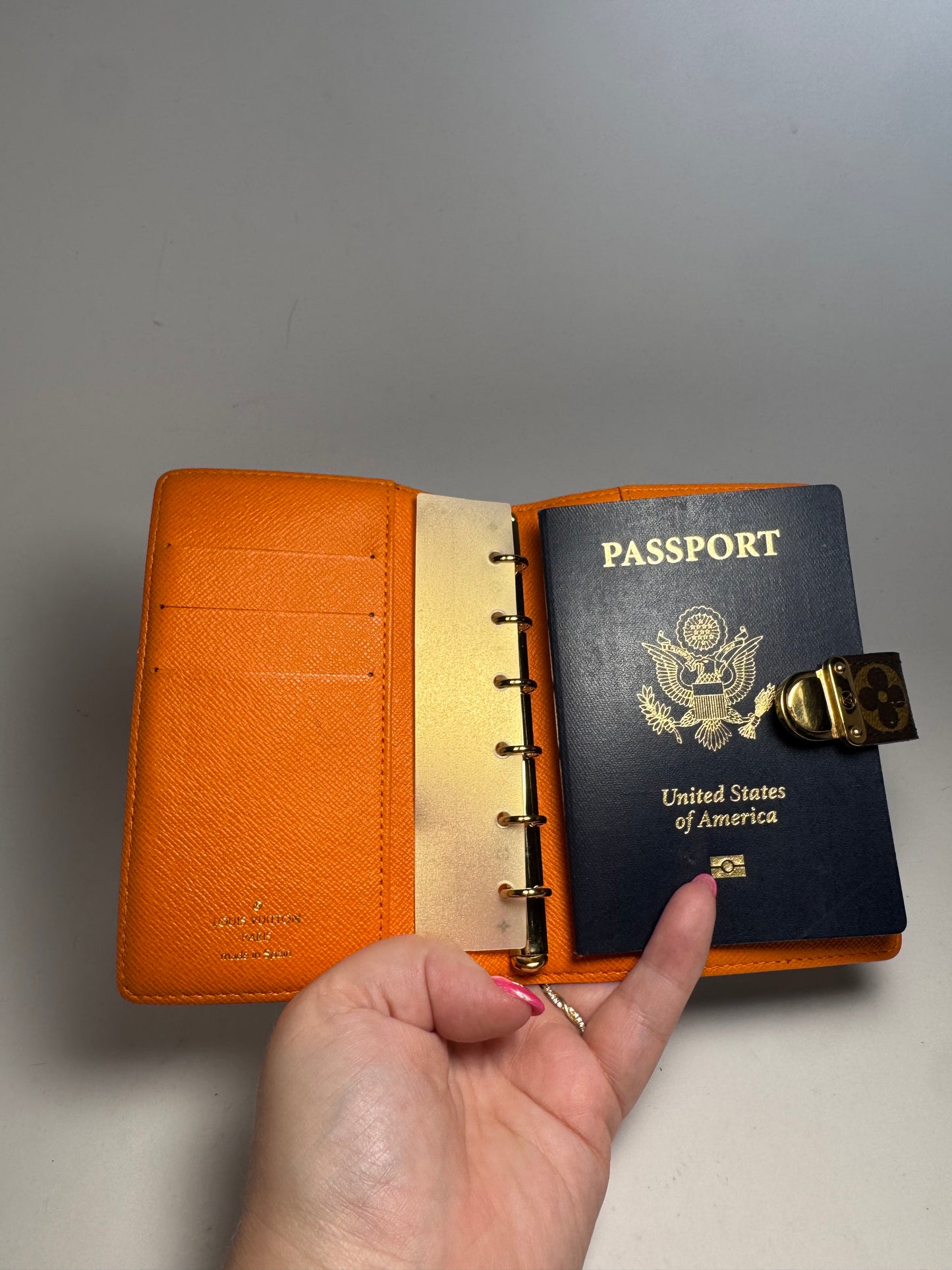 Louis Vuitton Koala Agenda/Planner PM Monogram w/Orange Interior