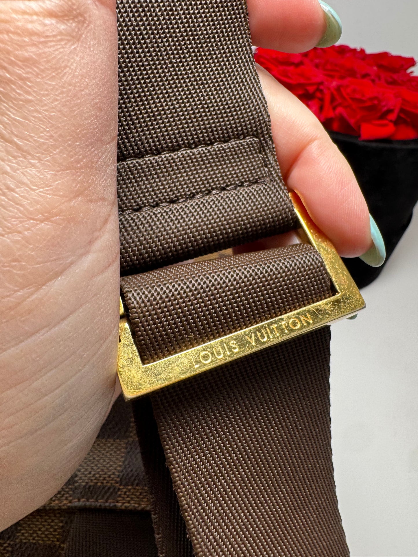 Louis Vuitton Geronimo Damier Ebene Belt Bag/Bum Bag