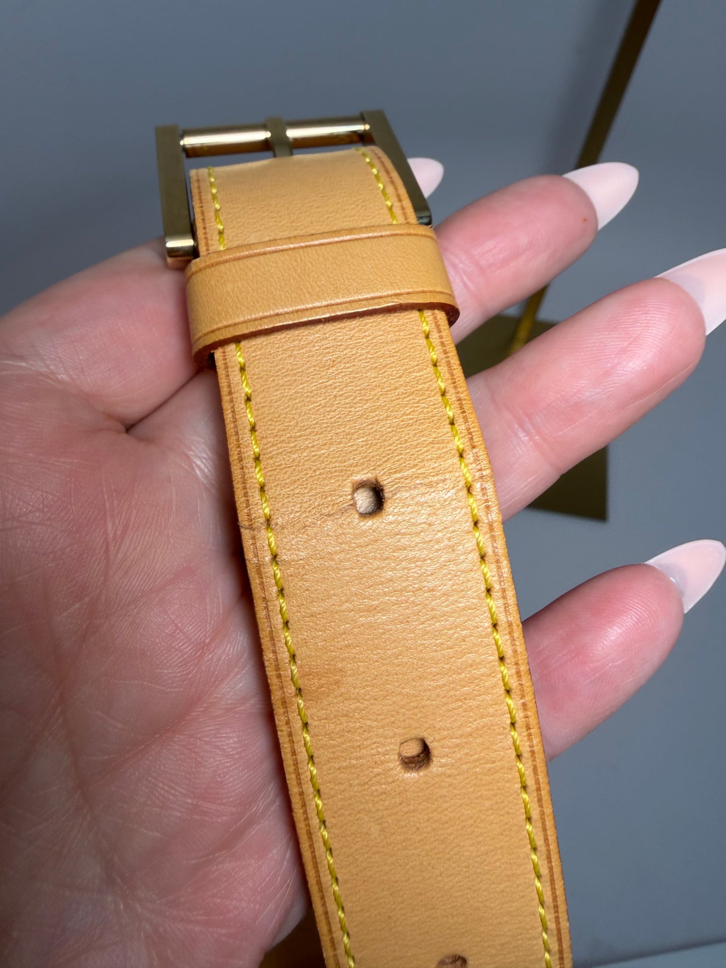 Louis Vuitton Gold Vernis Leather Fulton Waist Bag / Bum Bag