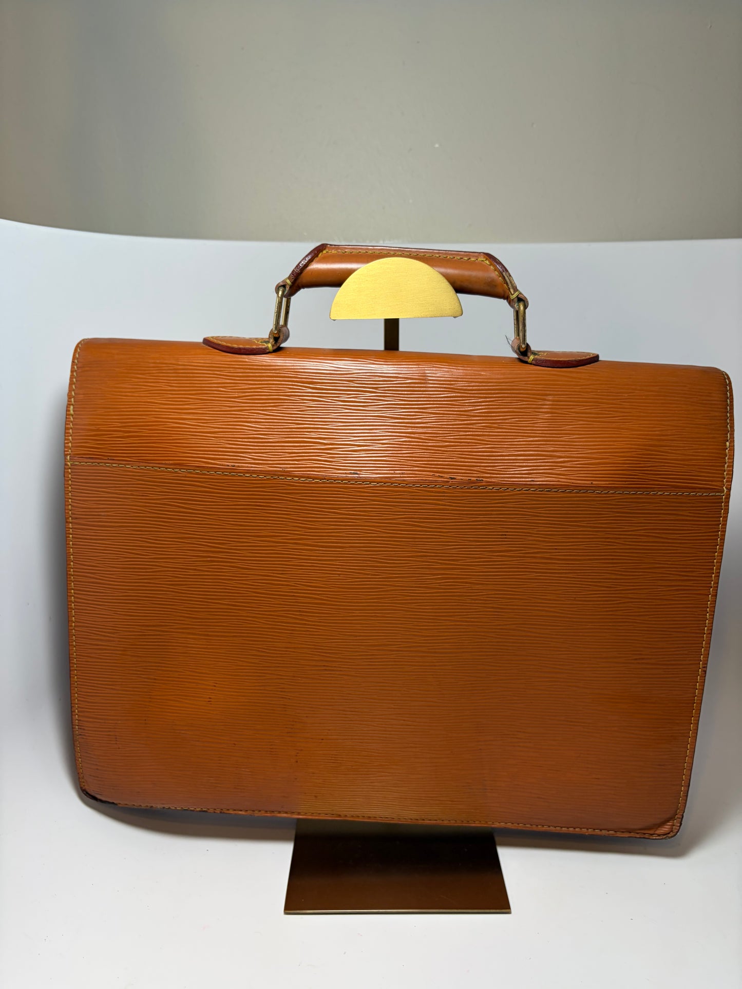 Louis Vuitton Cipango Brown Epi Leather Serviette Conseiller Briefcase/Laptop Holder