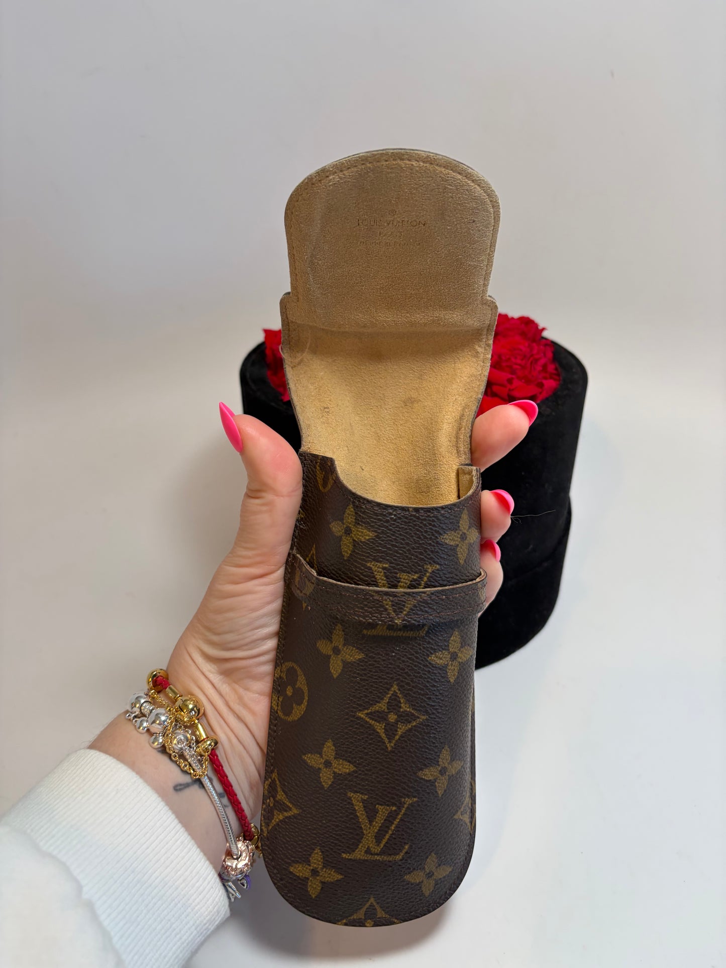 Louis Vuitton Monogram Etui Lunettes Rabat Glasses/Sunglasses Case