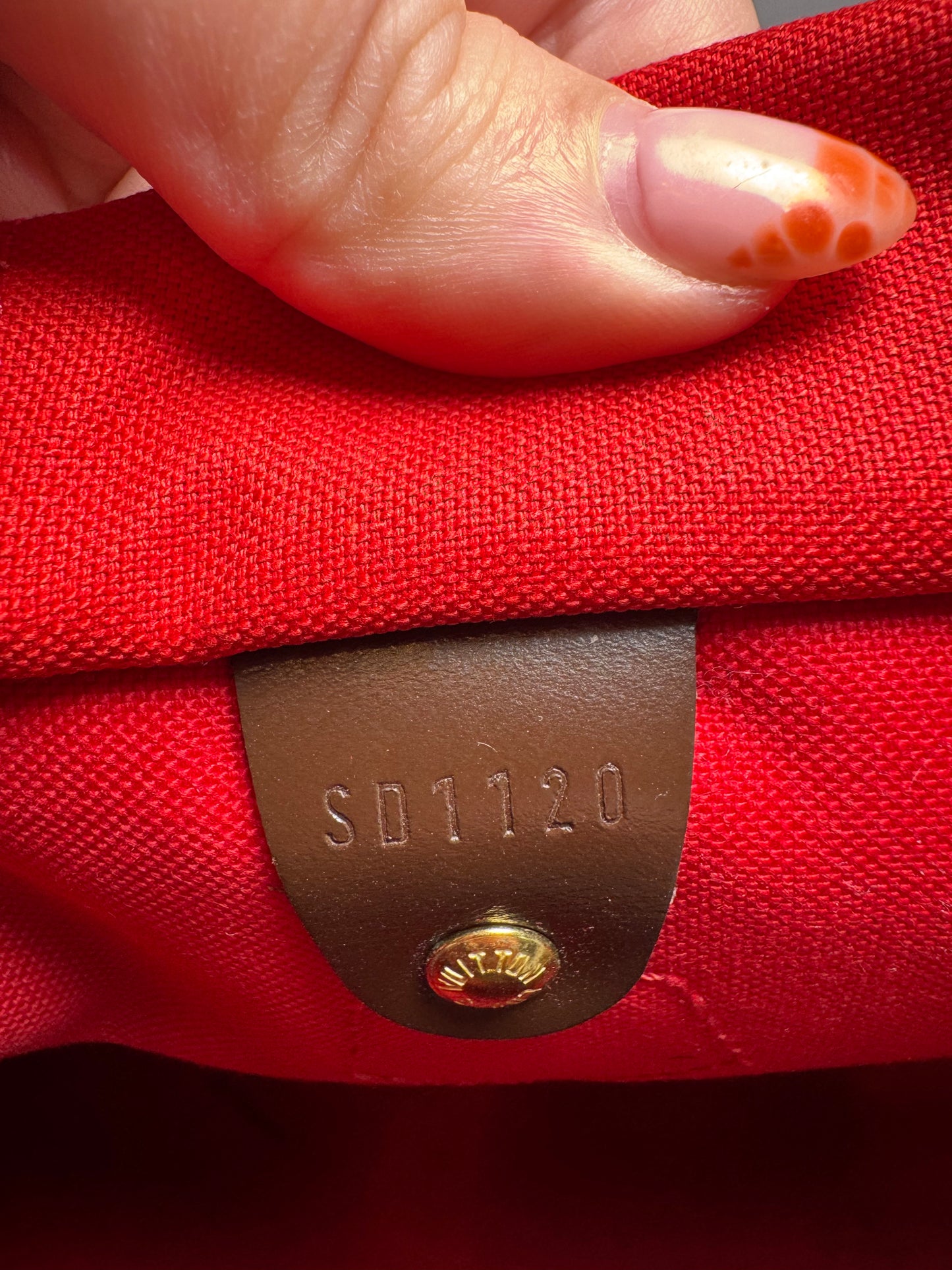 Louis Vuitton Speedy 35 Damier Ebene
