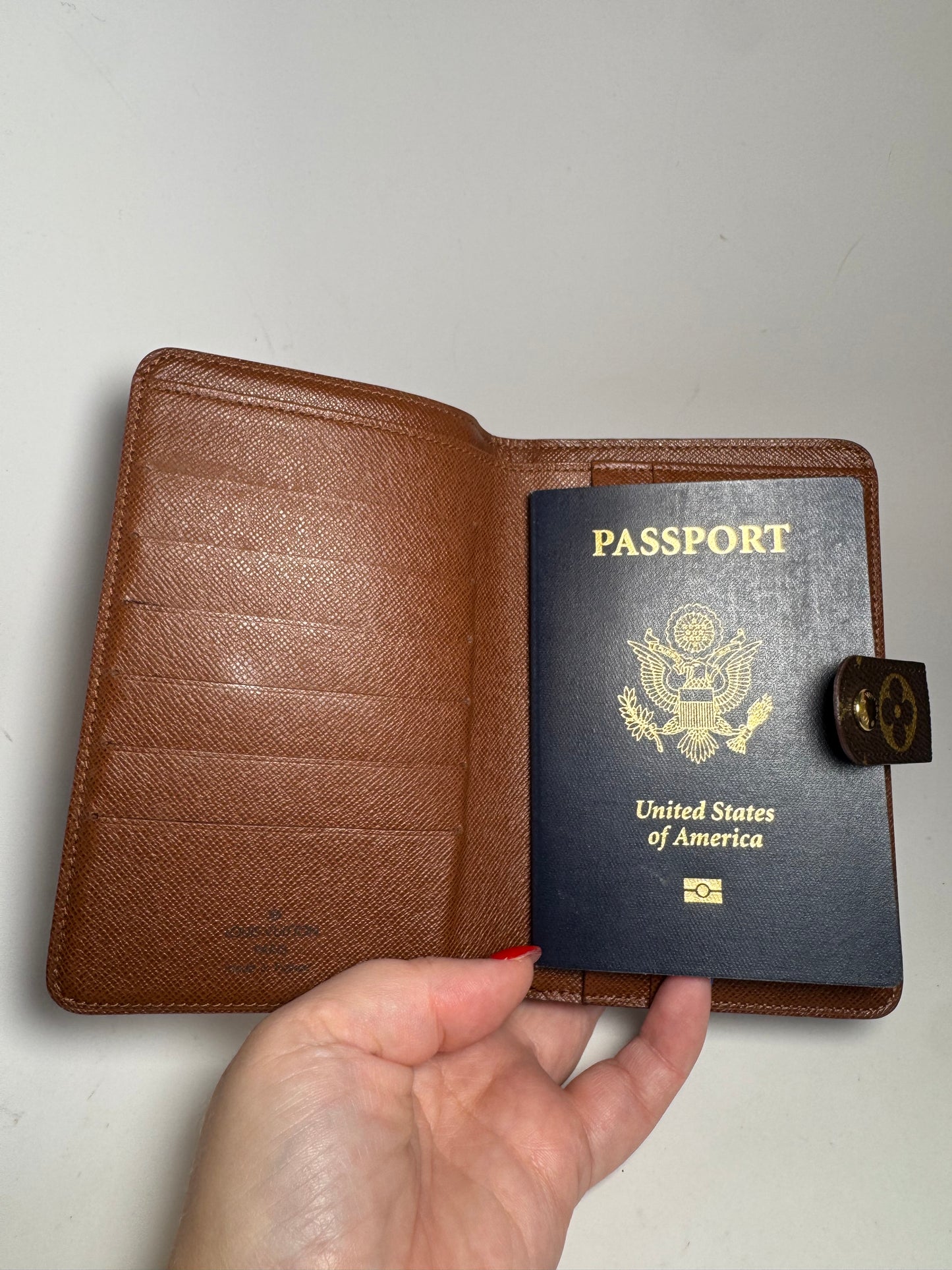 Louis Vuitton Porte Papier Passport Wallet Monogram December 2001 in France