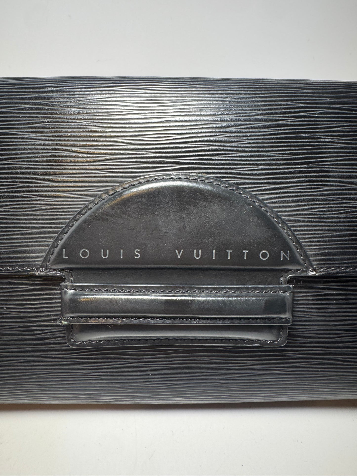 Louis Vuitton Chaillot Noir Black Epi Leather Clutch