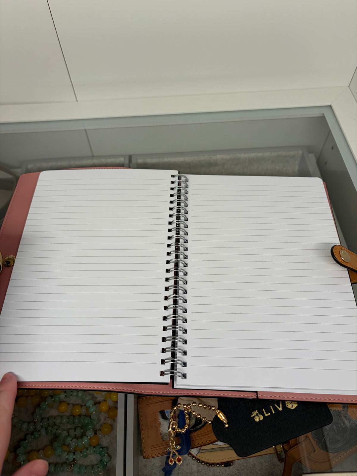 Coach x Disney Mickey & Friends Stickers Leather Notebook Gently Used